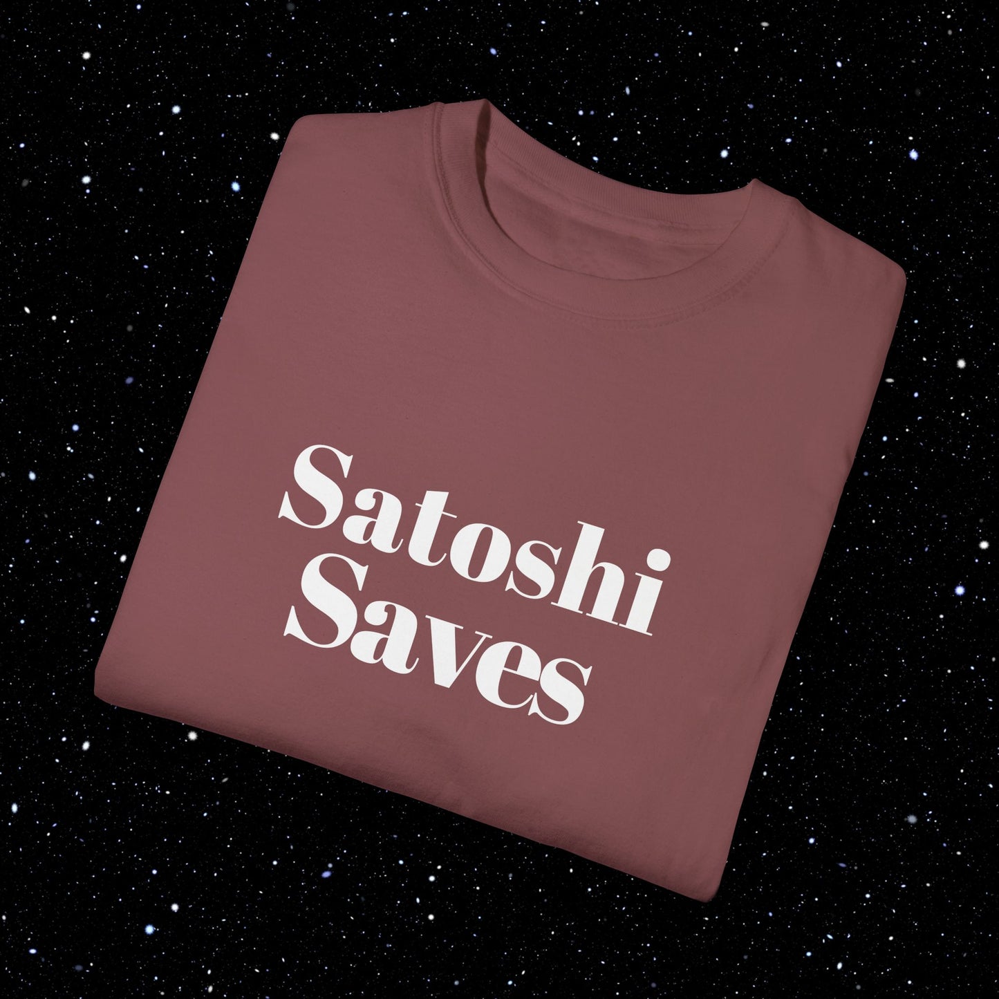 Satoshi Saves - Bitcoin Comfort Colors Tee Shirt