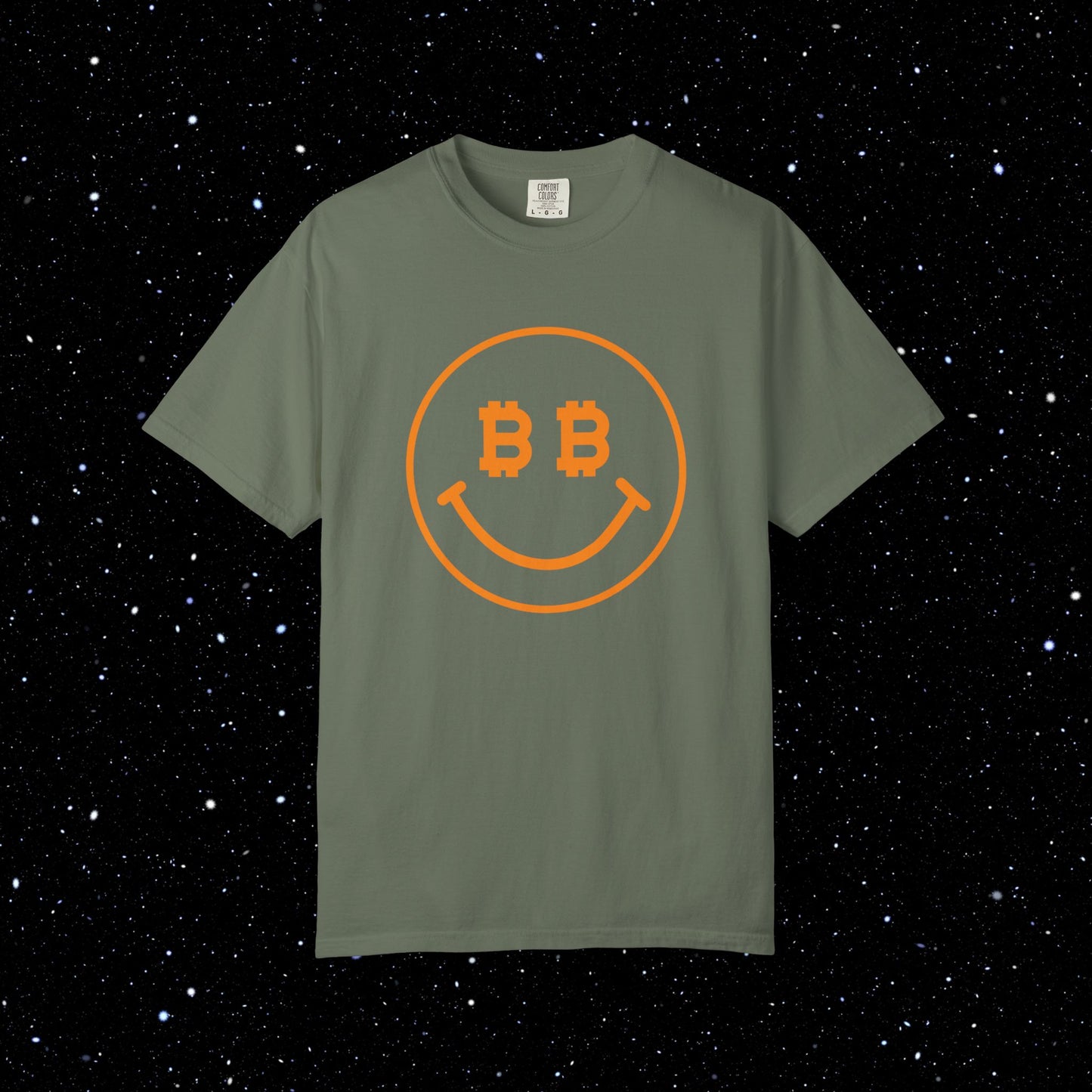 Be Happy Bitcoin Comfort Colors Tee