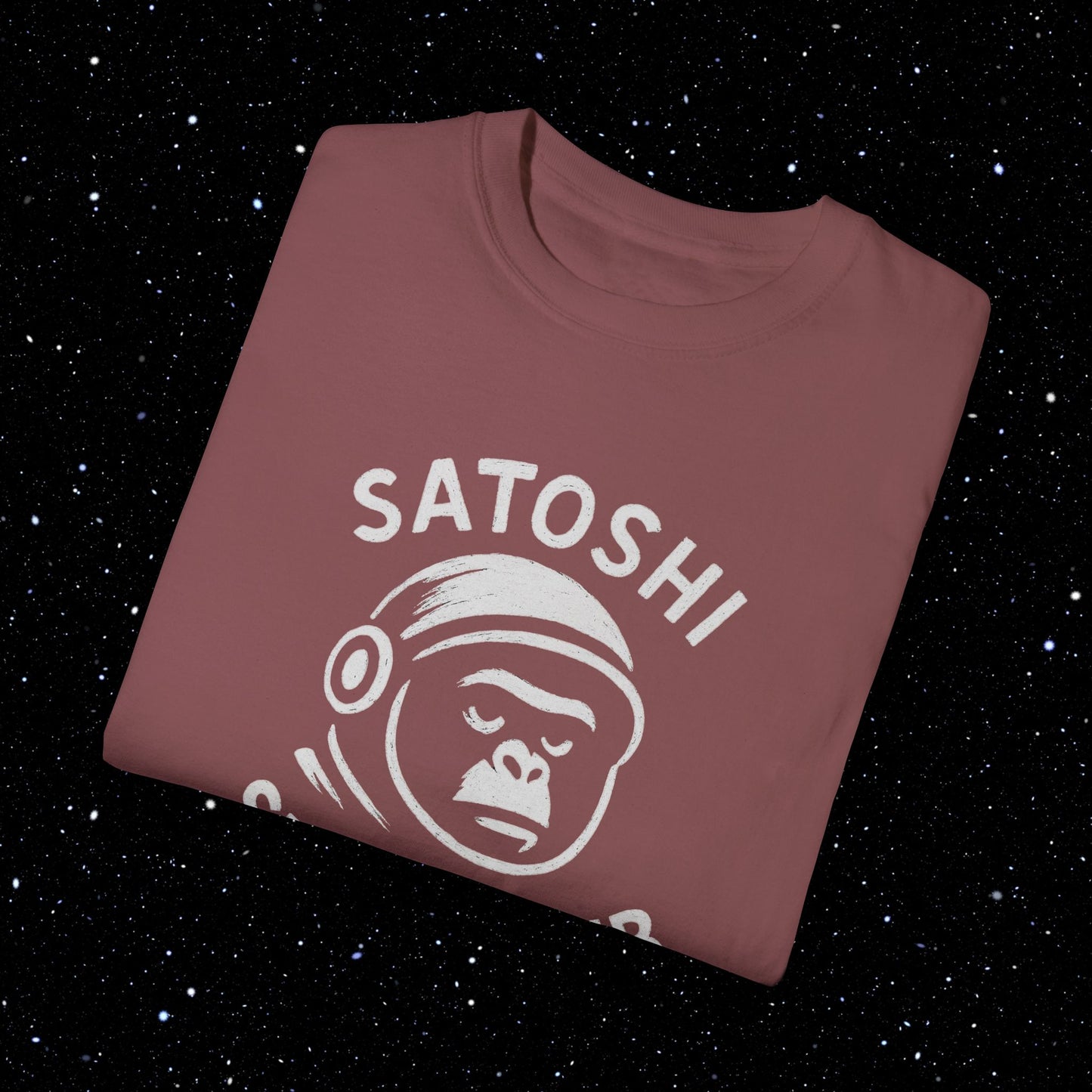 Satoshi Space Club - Primate Explorer Comfort Colors Tee Shirt
