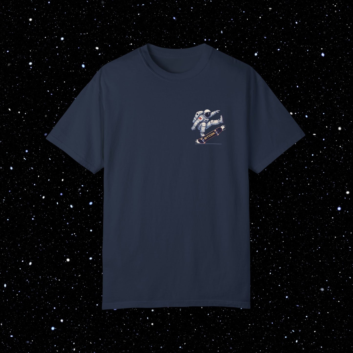 Bitcoin Off The Rails - Backprint Comfort Colors T-Shirt