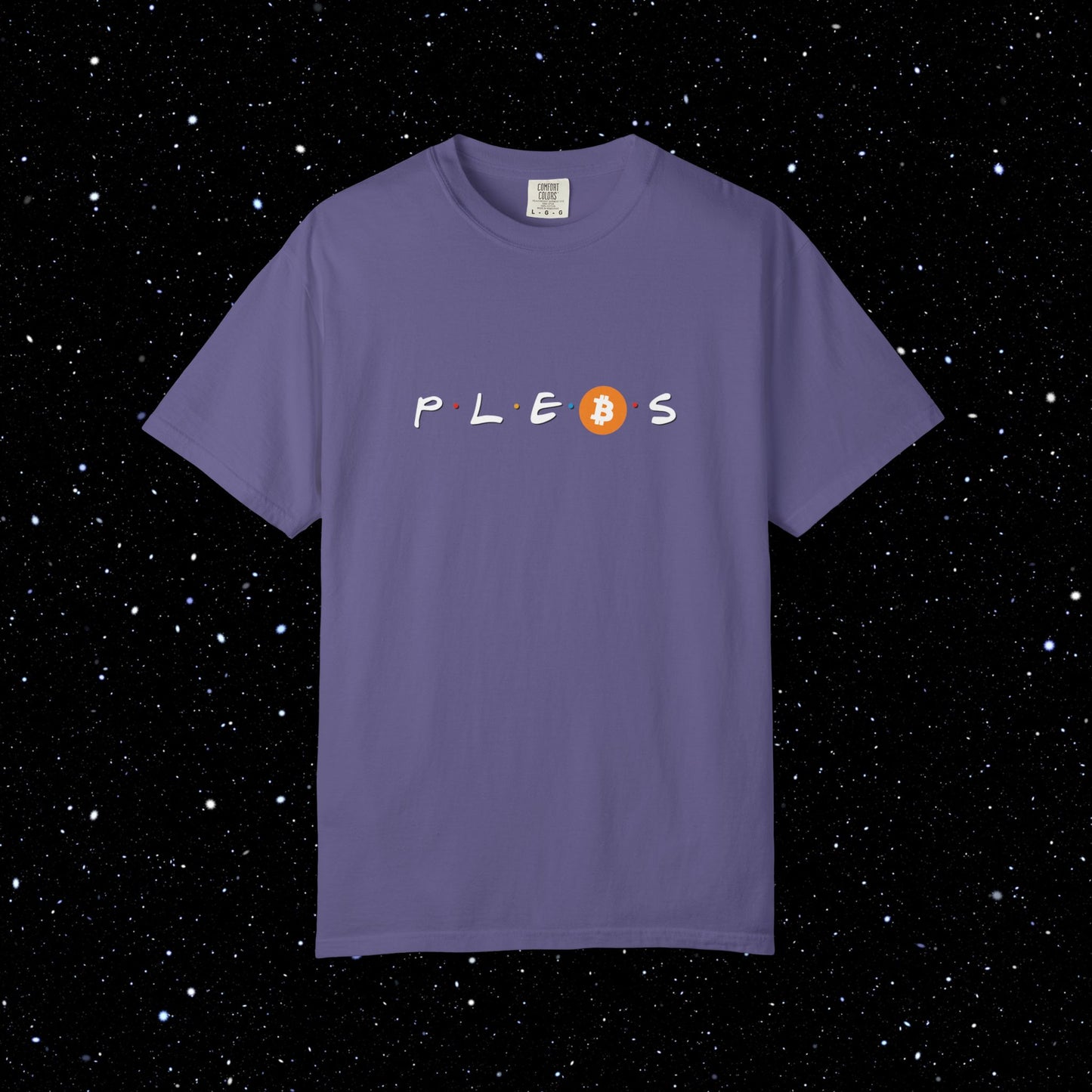 PLEBS - Comfort Colors Bitcoin Tee Shirt