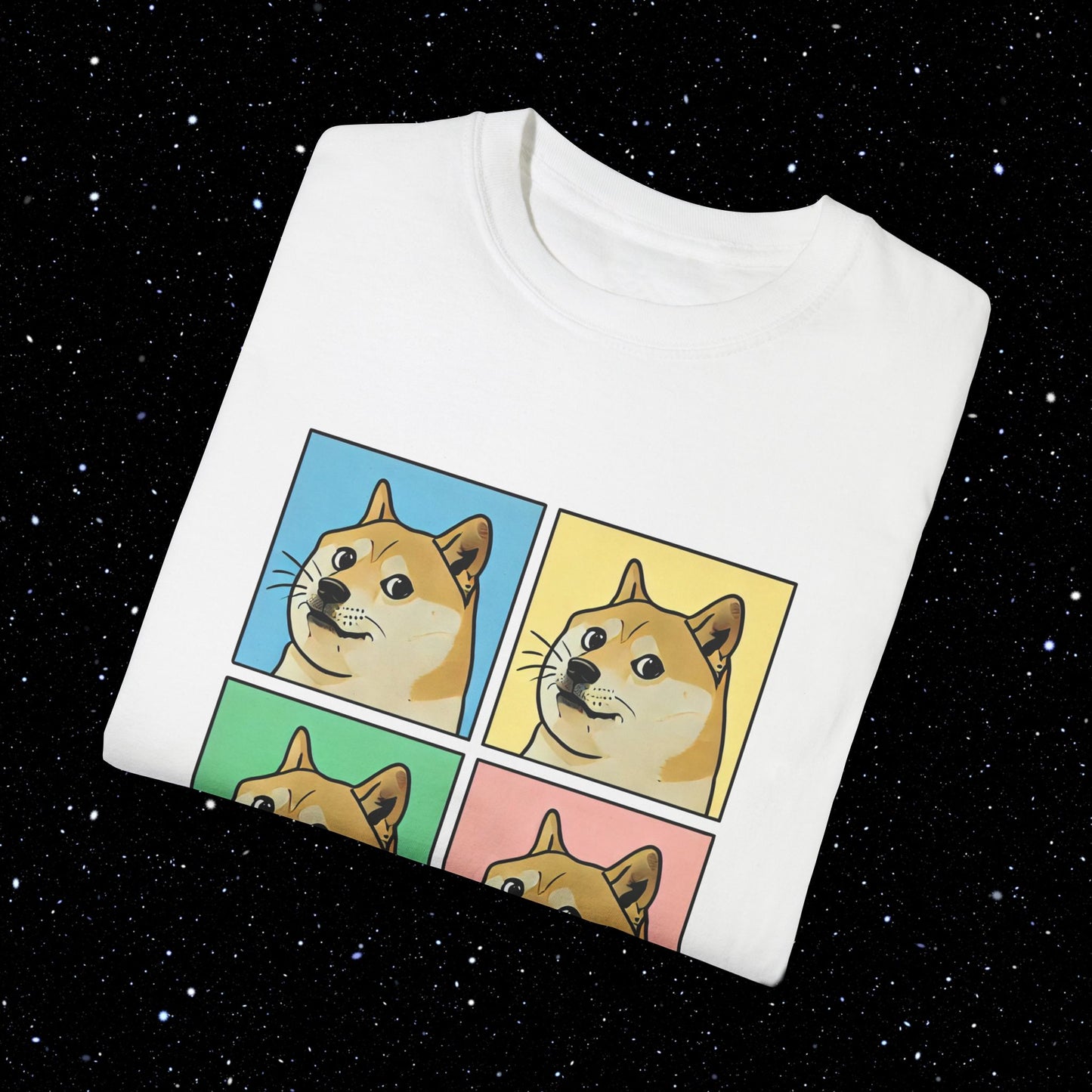 Pastel 4-Panel Doge T-Shirt