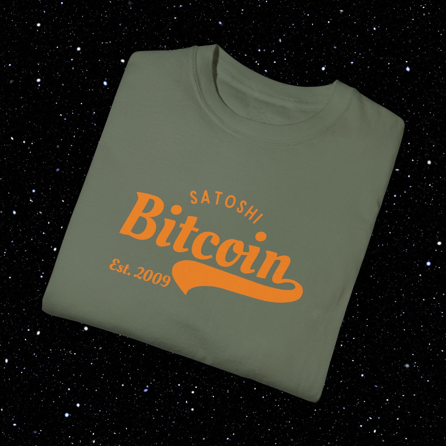 Bitcoin Satoshi - Baseball Comfort Colors Tee Shirt