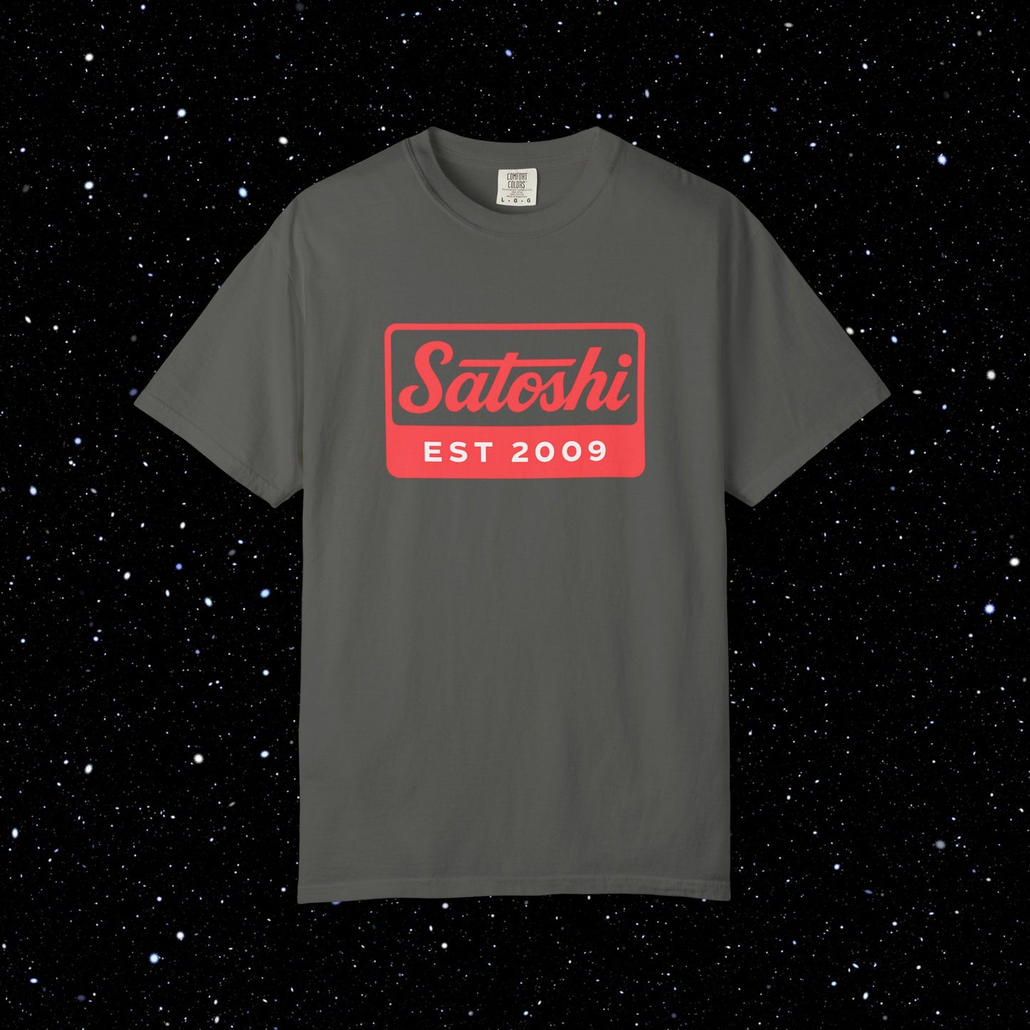 Satoshi Established 2009 Tee