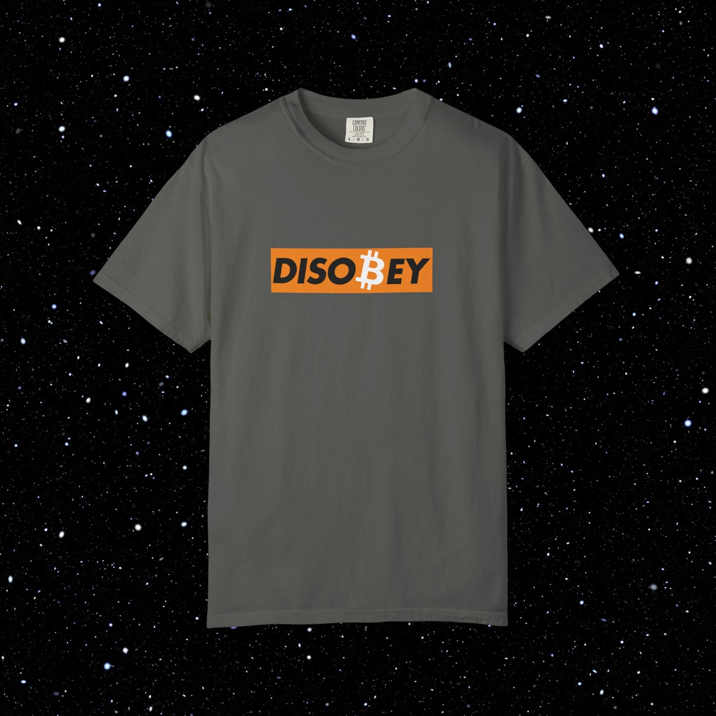 Disobey Bitcoin Comfort Colors Tee Shirt