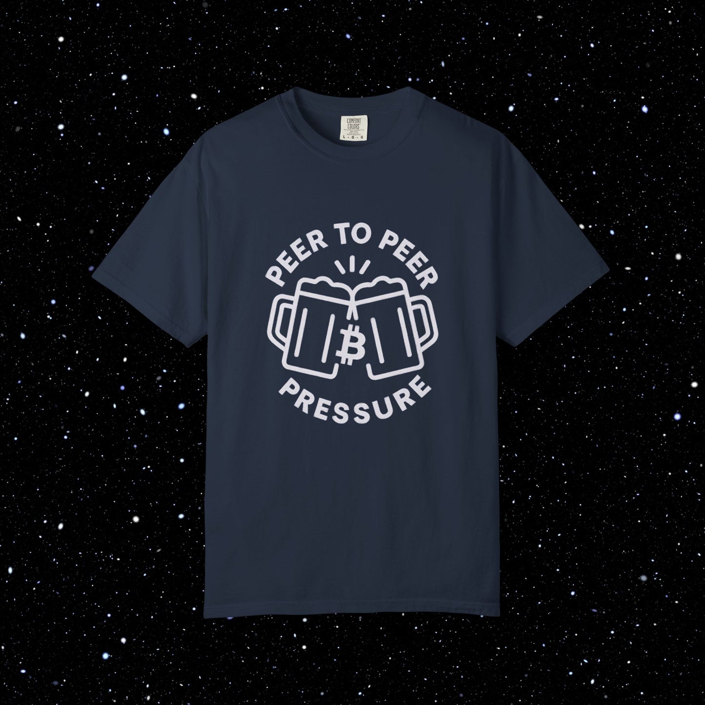 Peer to Peer Pressure Bitcoin Tee