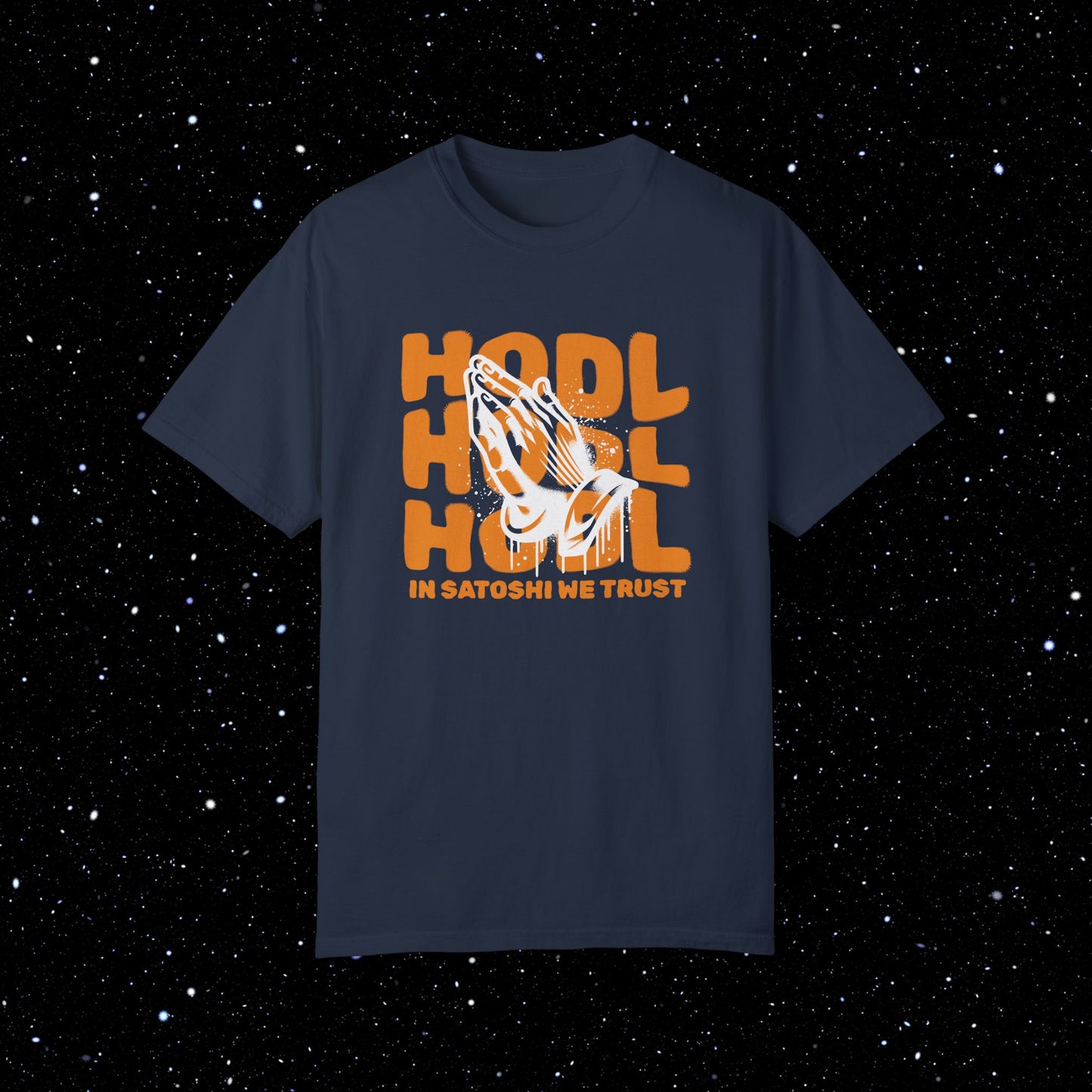 HODL - In Satoshi We Trust - Comfort Colors Bitcoin Tee Shirt
