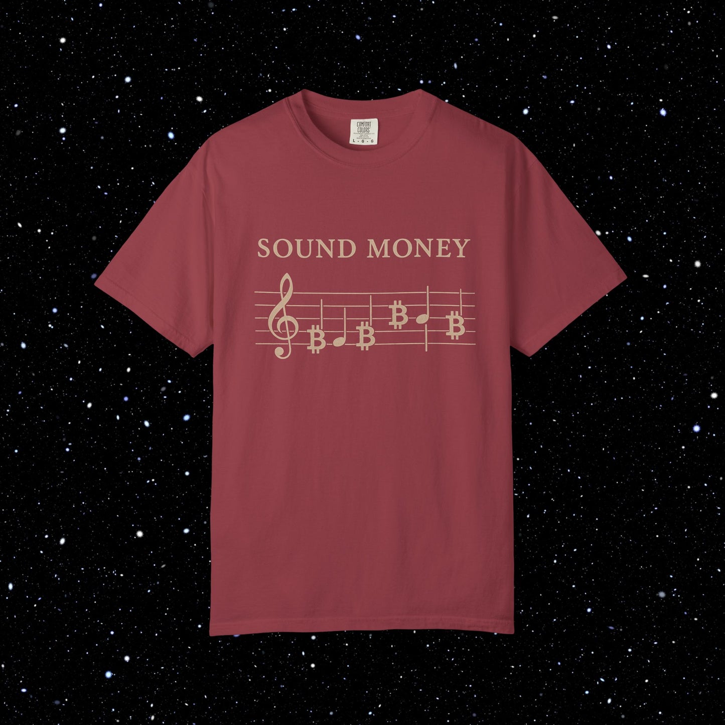 Sound Money Sheet Music Bitcoin Tee