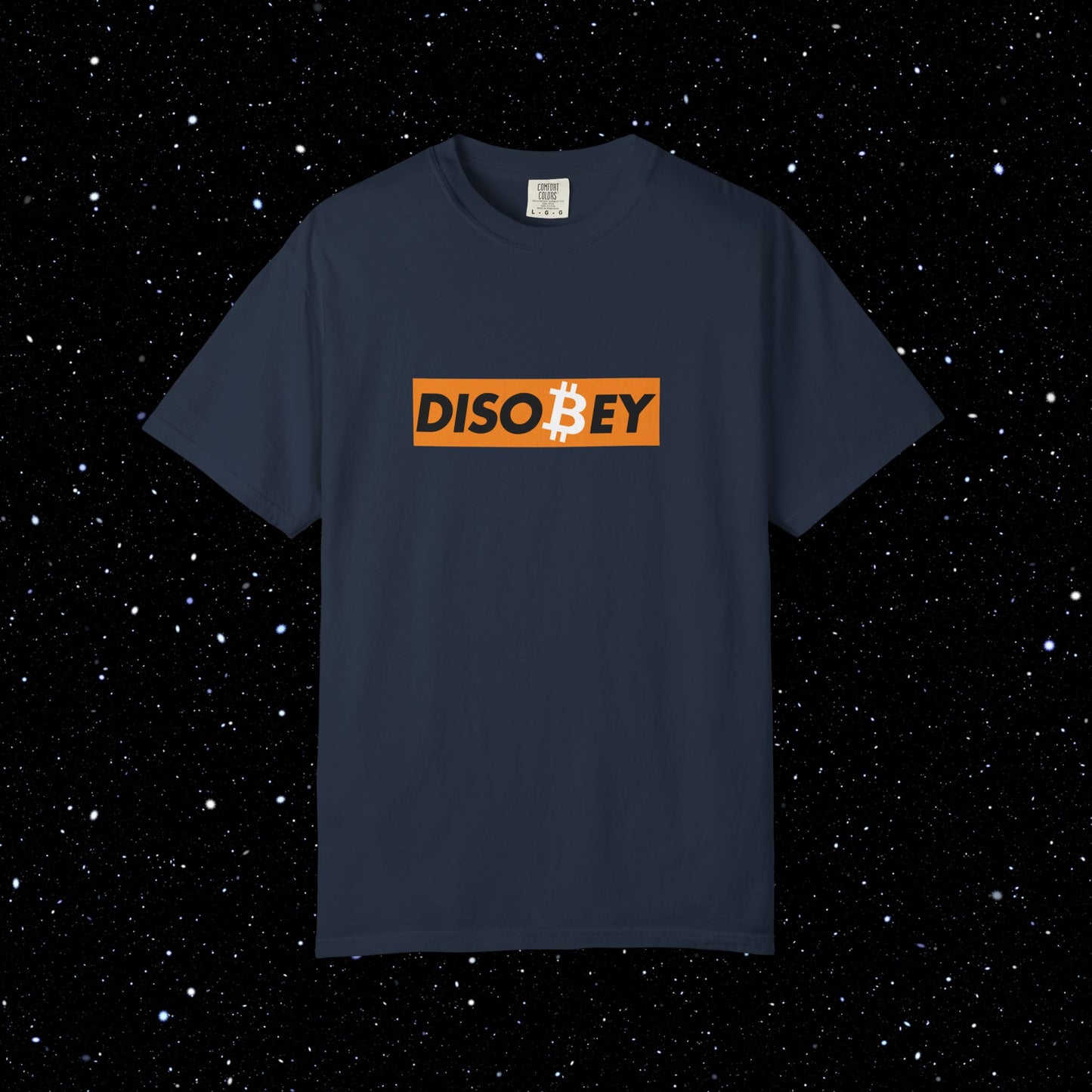 Disobey Bitcoin Comfort Colors Tee Shirt