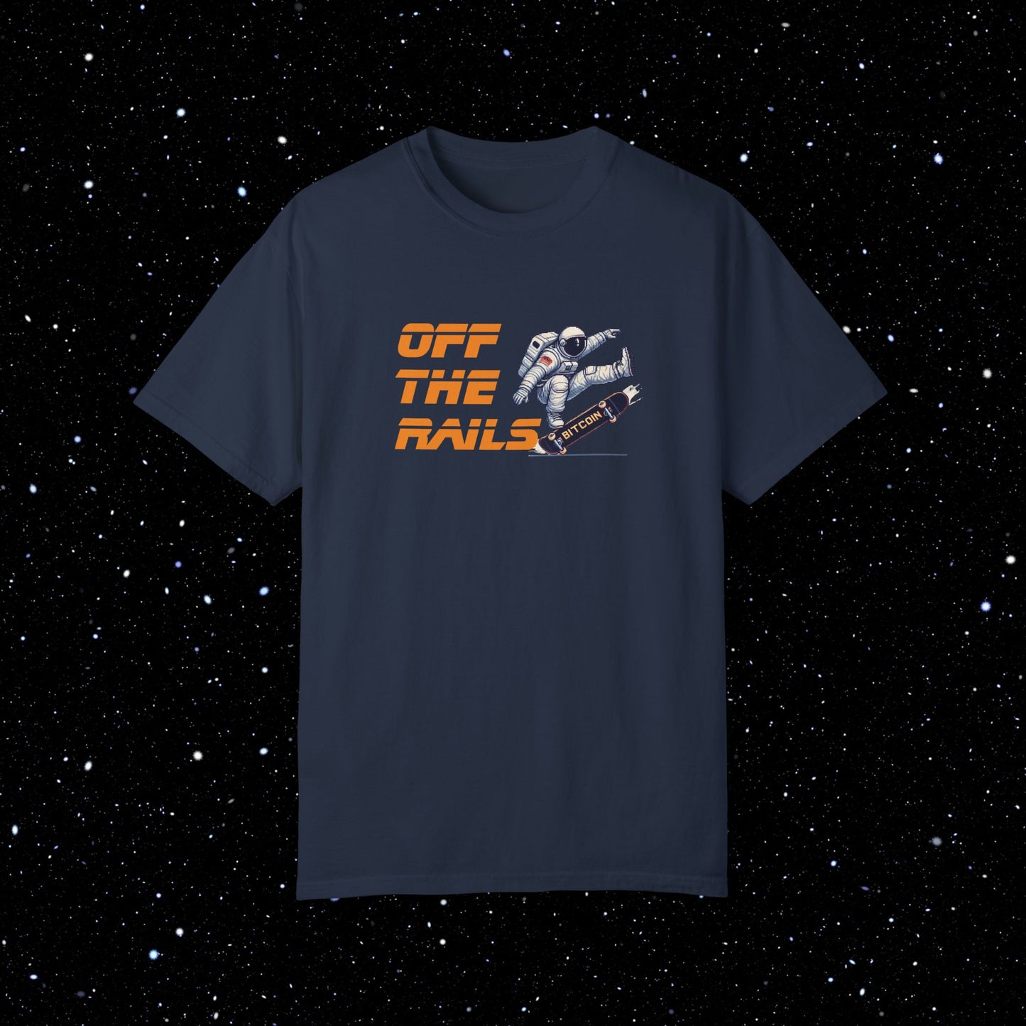 Off The Rails Bitcoin Comfort Colors Tee Shirt