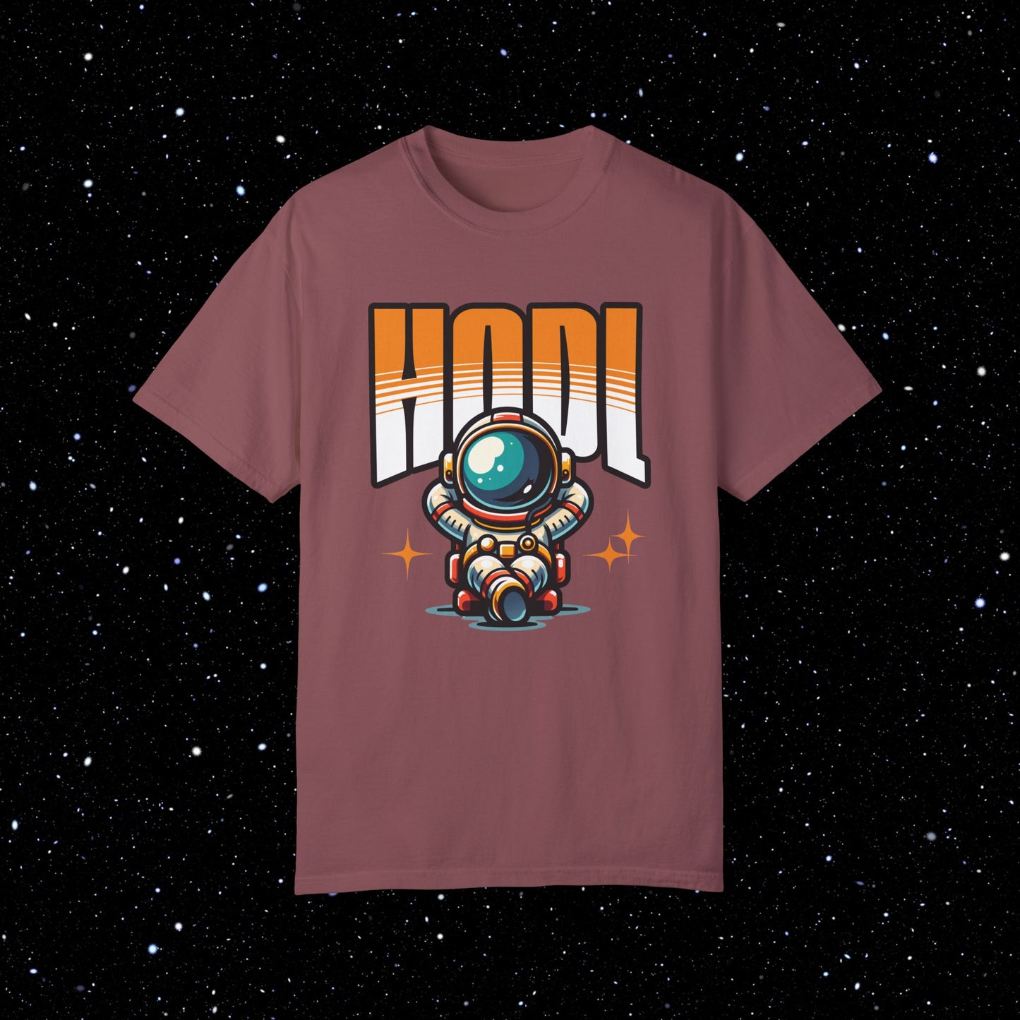 HODL Astronaut Bitcoin Comfort Colors Tee Shirt