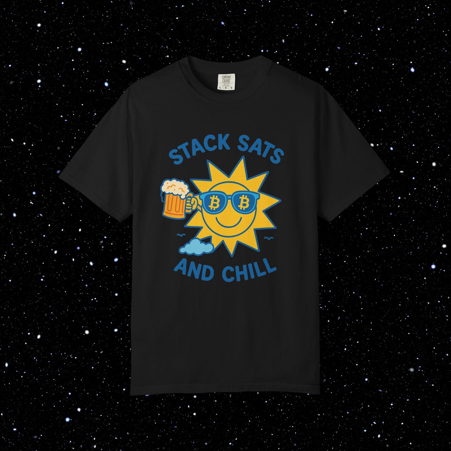 Stack Sats and Chill - Sunny Day Bitcoin Tee