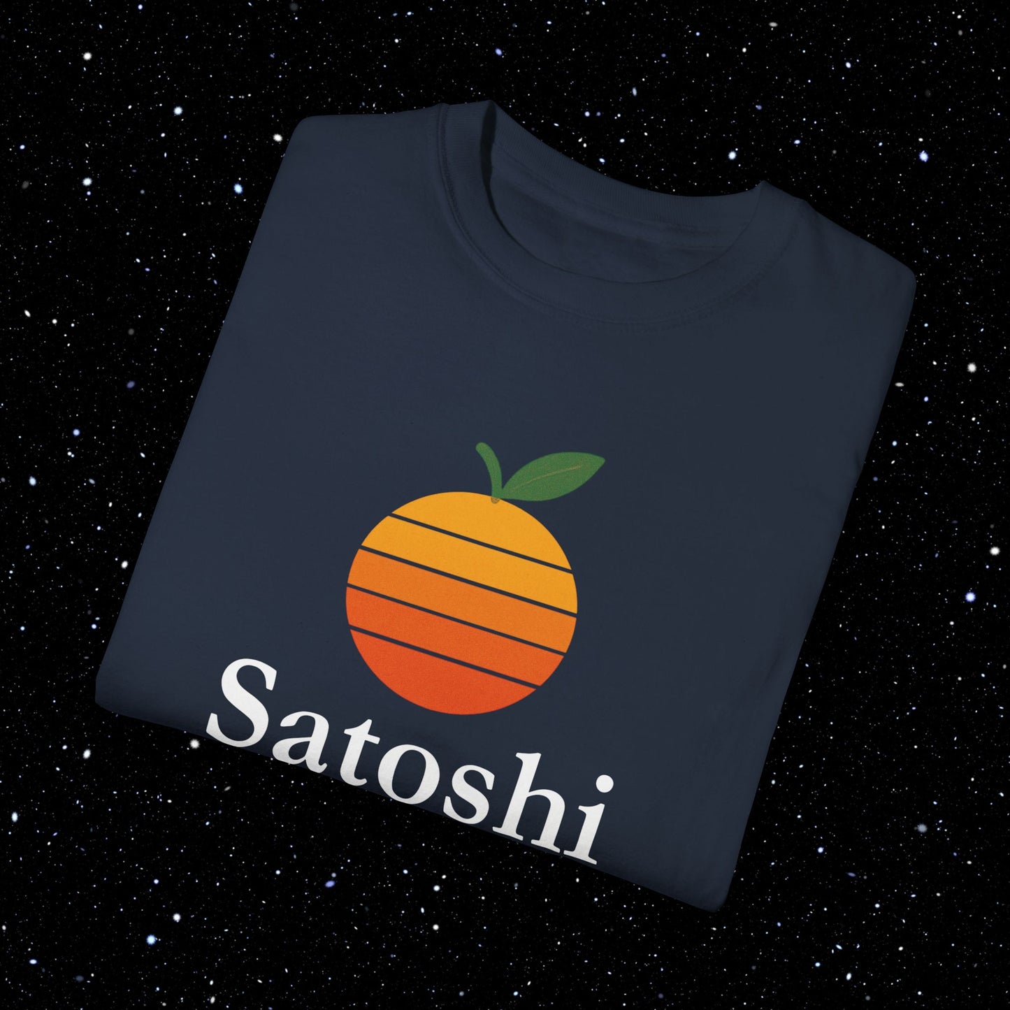 Satoshi Orange - Bitcoin Comfort Colors Tee Shirt