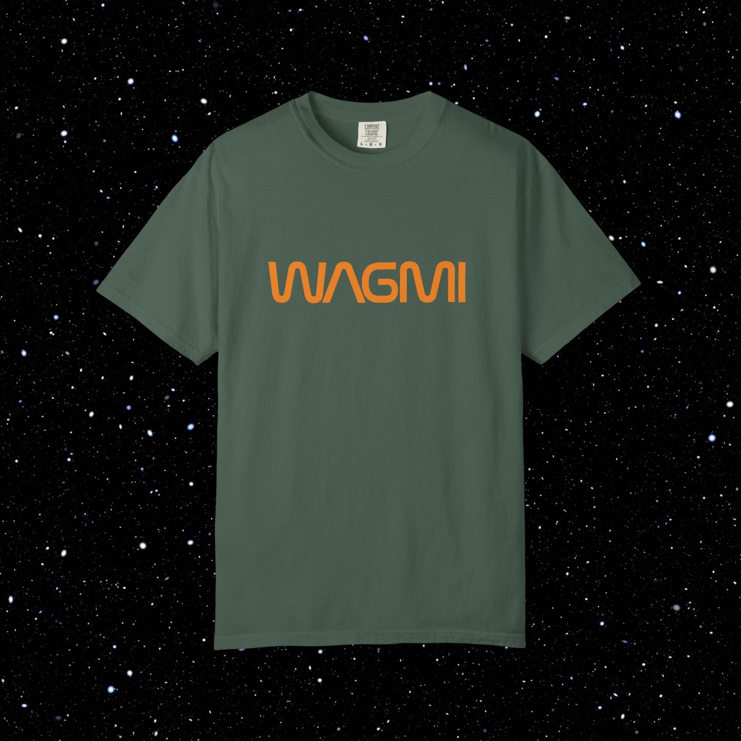 WAGMI Worm Font Bitcoin Tee