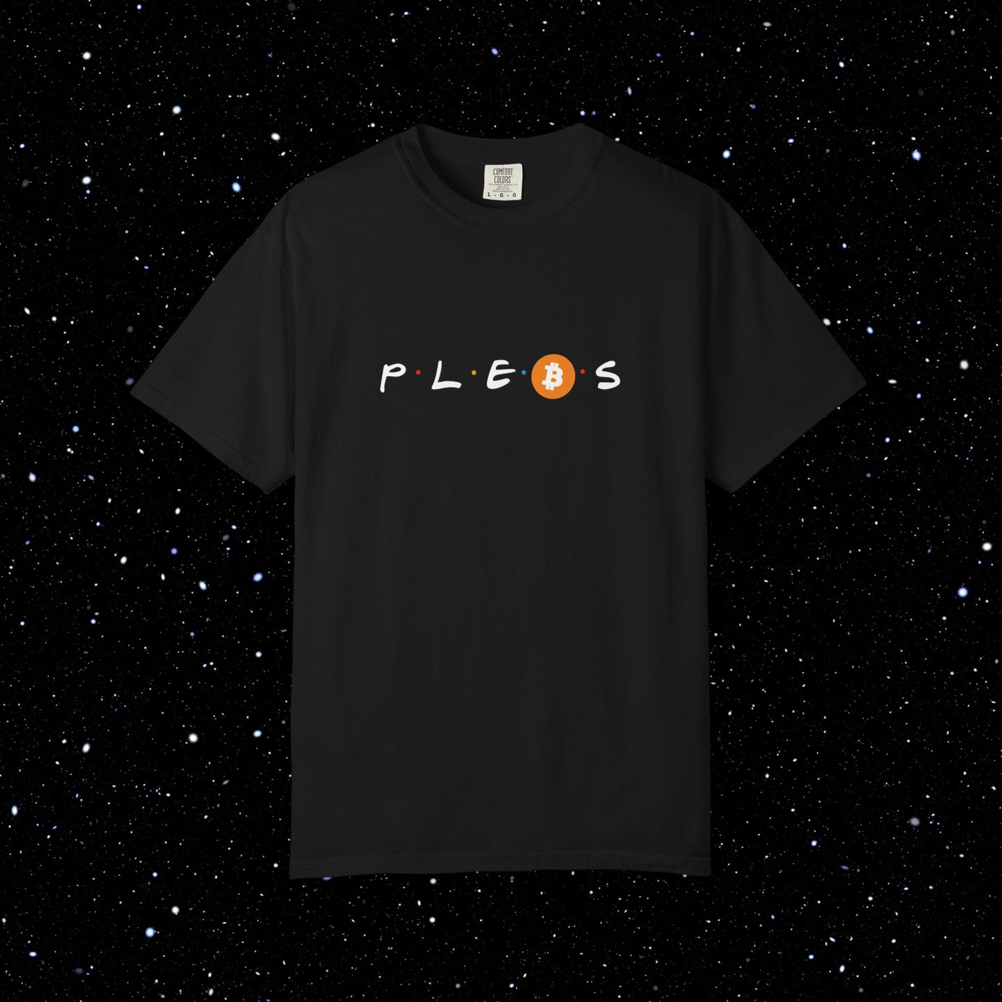 PLEBS - Comfort Colors Bitcoin Tee Shirt