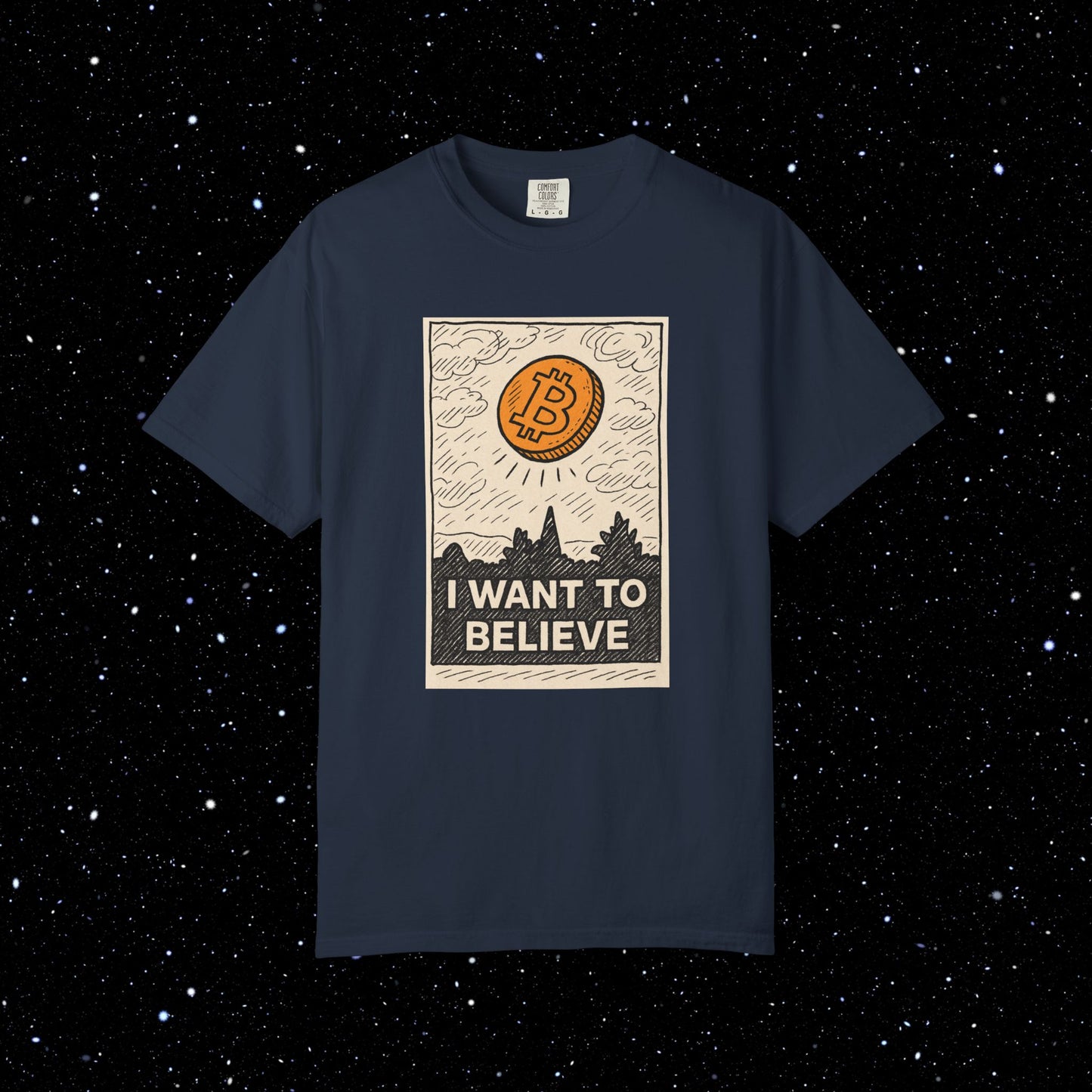 I Want To Believe Bitcoin Tee