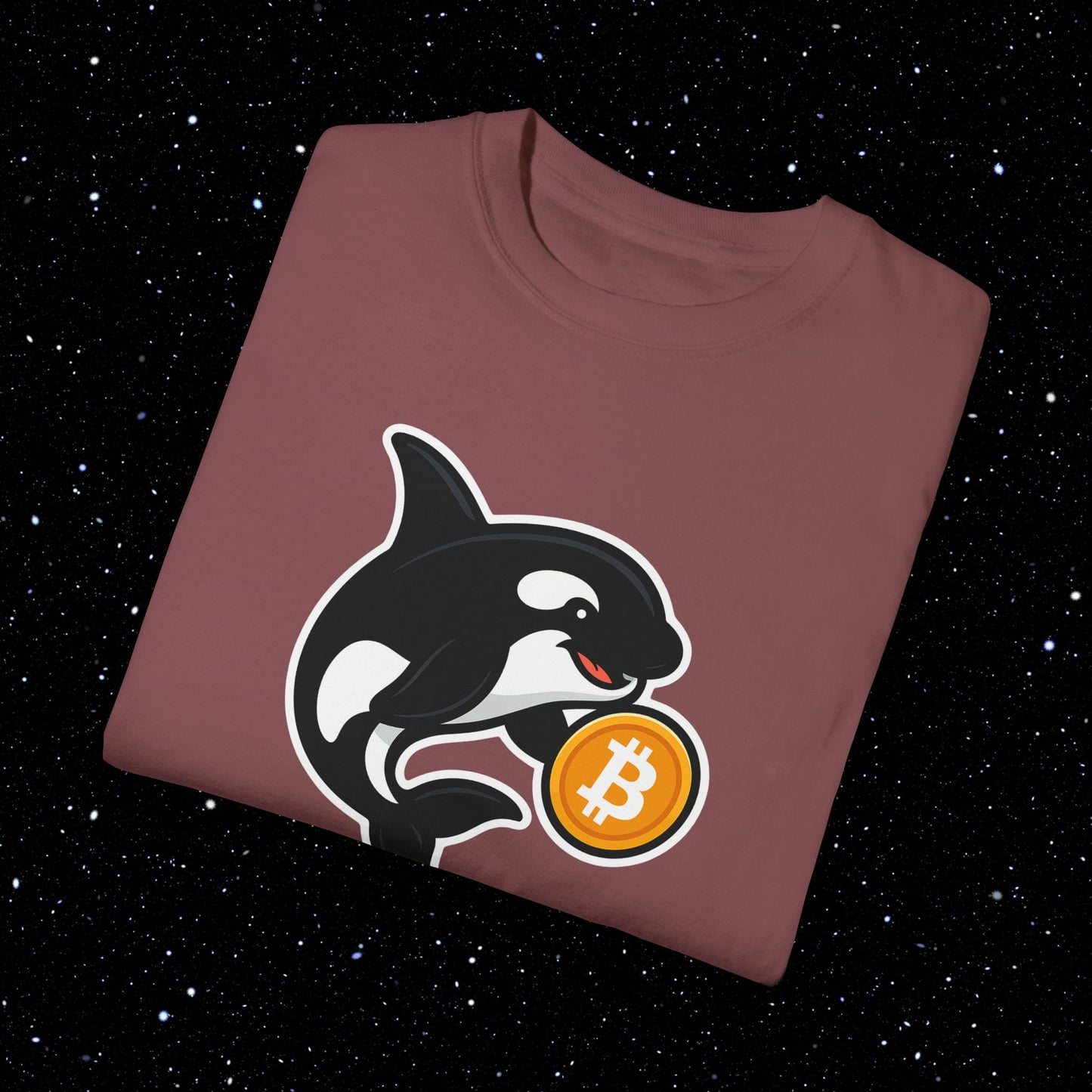Bitcoin Orca Comfort Colors Tee Shirt