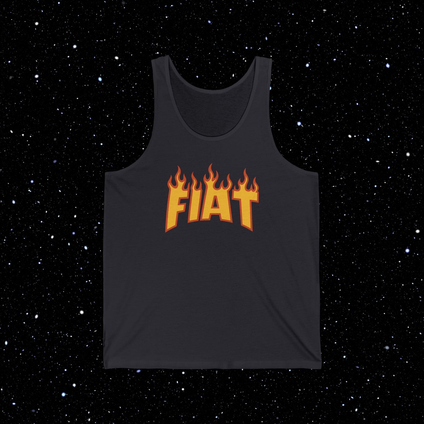 Fiat in Flames Bitcoin Tank