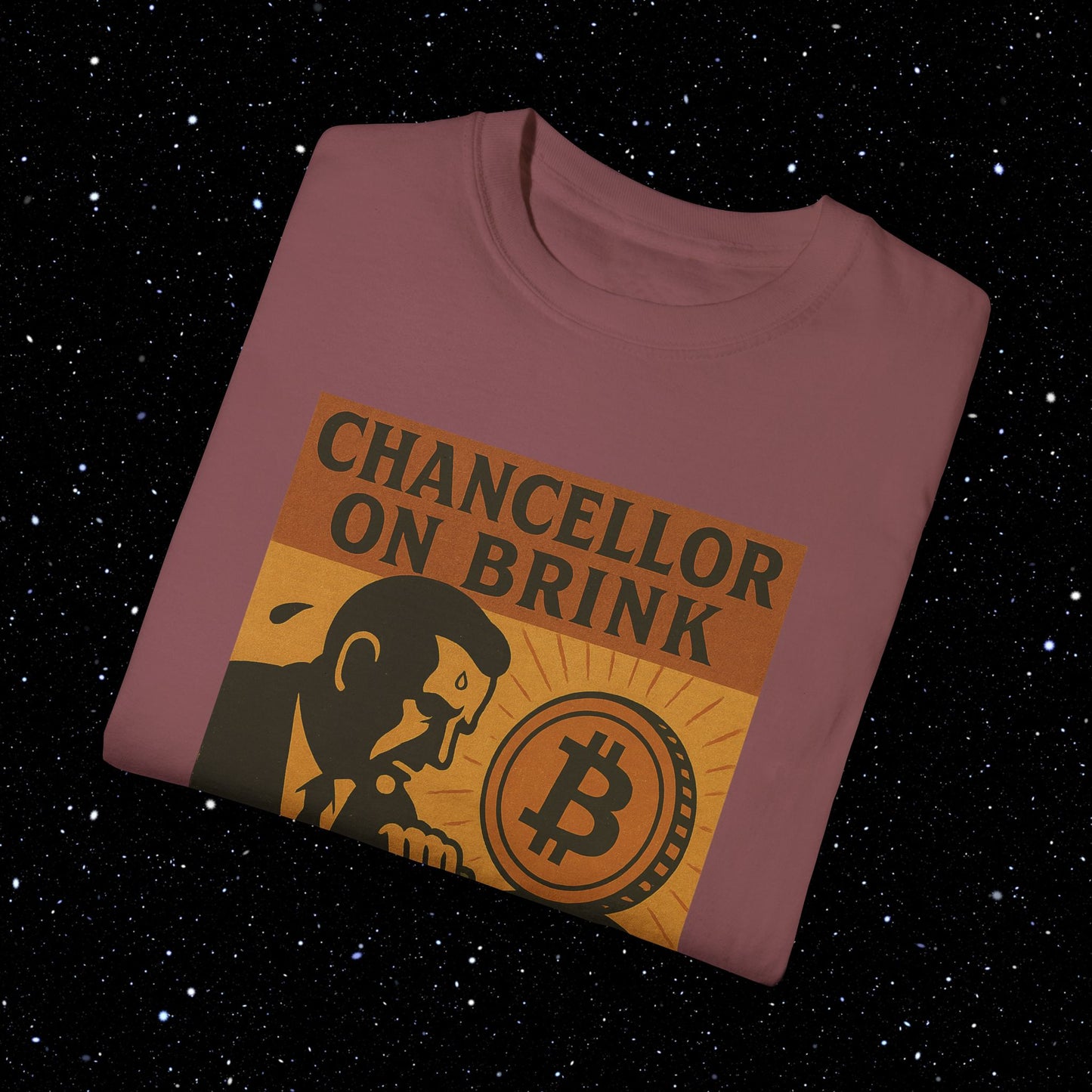 Chancellor on Brink - Bitcoin Comfort Colors Tee Shirt