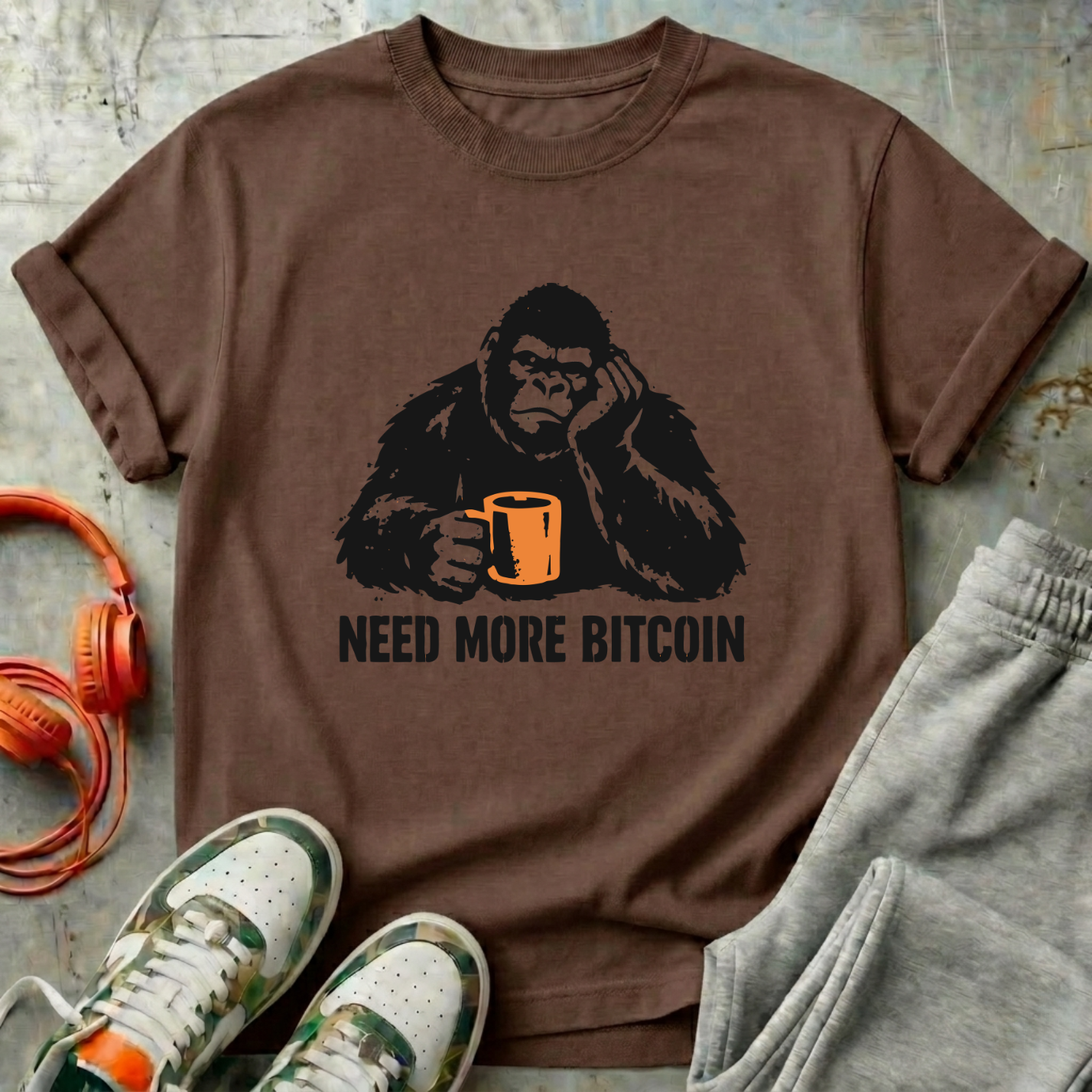 Need More Bitcoin Ape