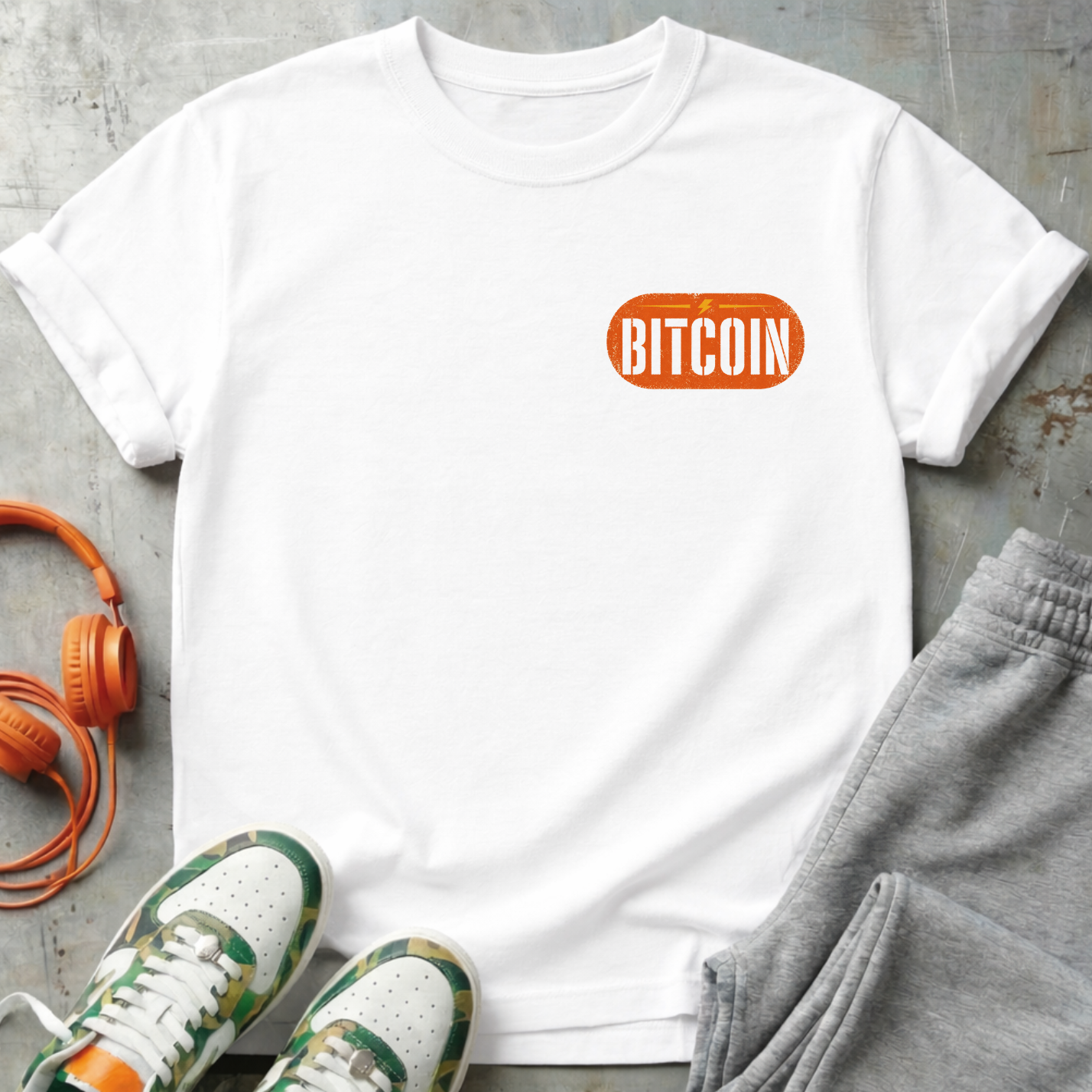 Bitcoin Pill Logo Pocket