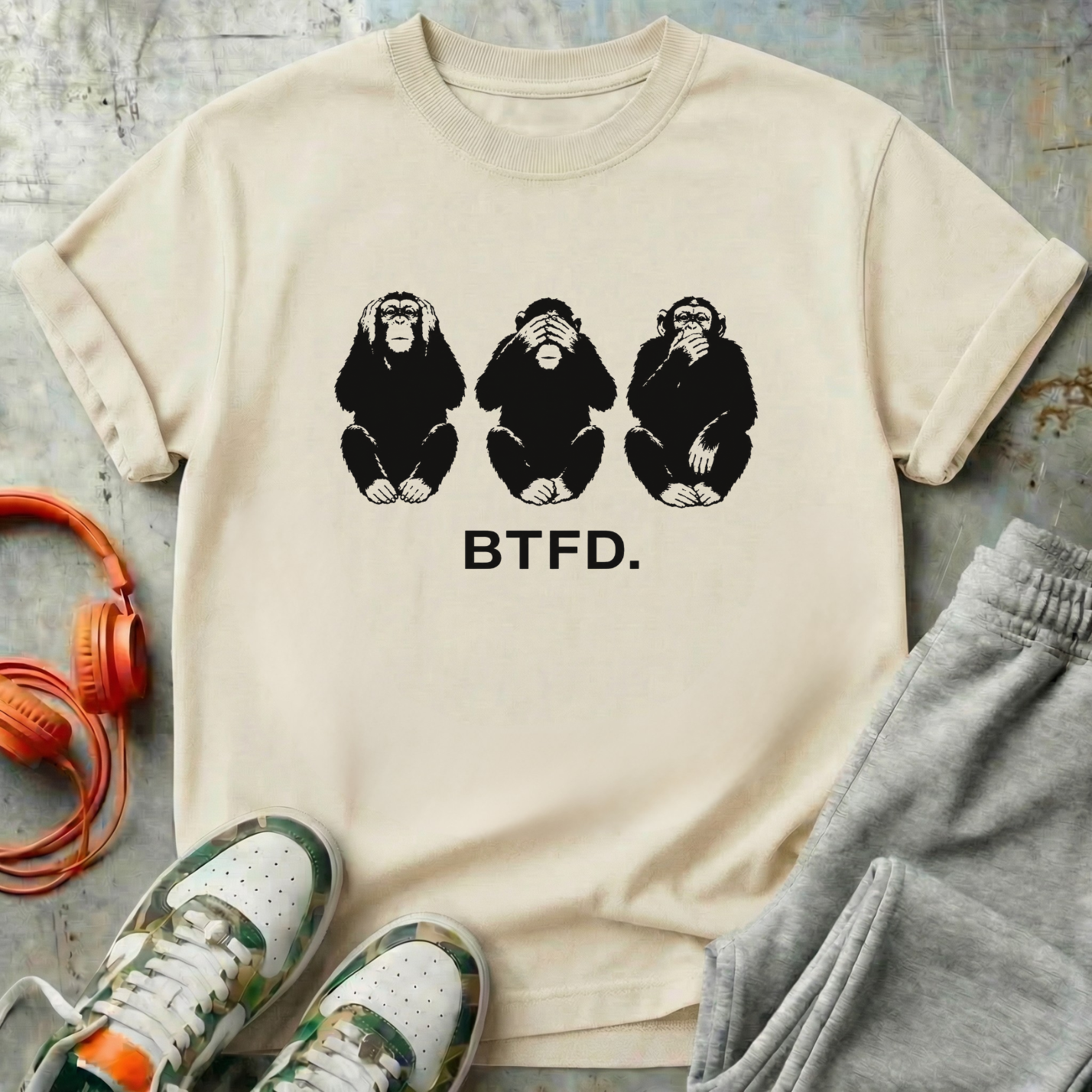 BTFD Three Wise Monkeys