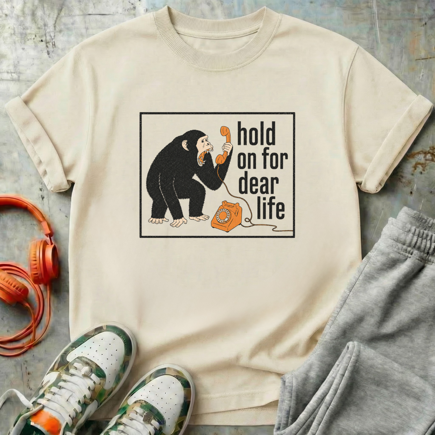 Hold On For Dear Life Phone Monkey