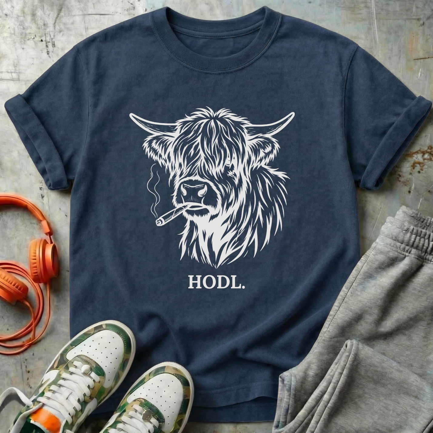 HODL Highland Bull