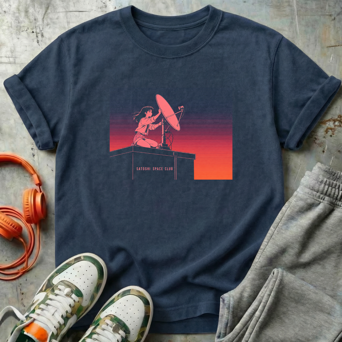 Satoshi Space Club - Satellite Sunset