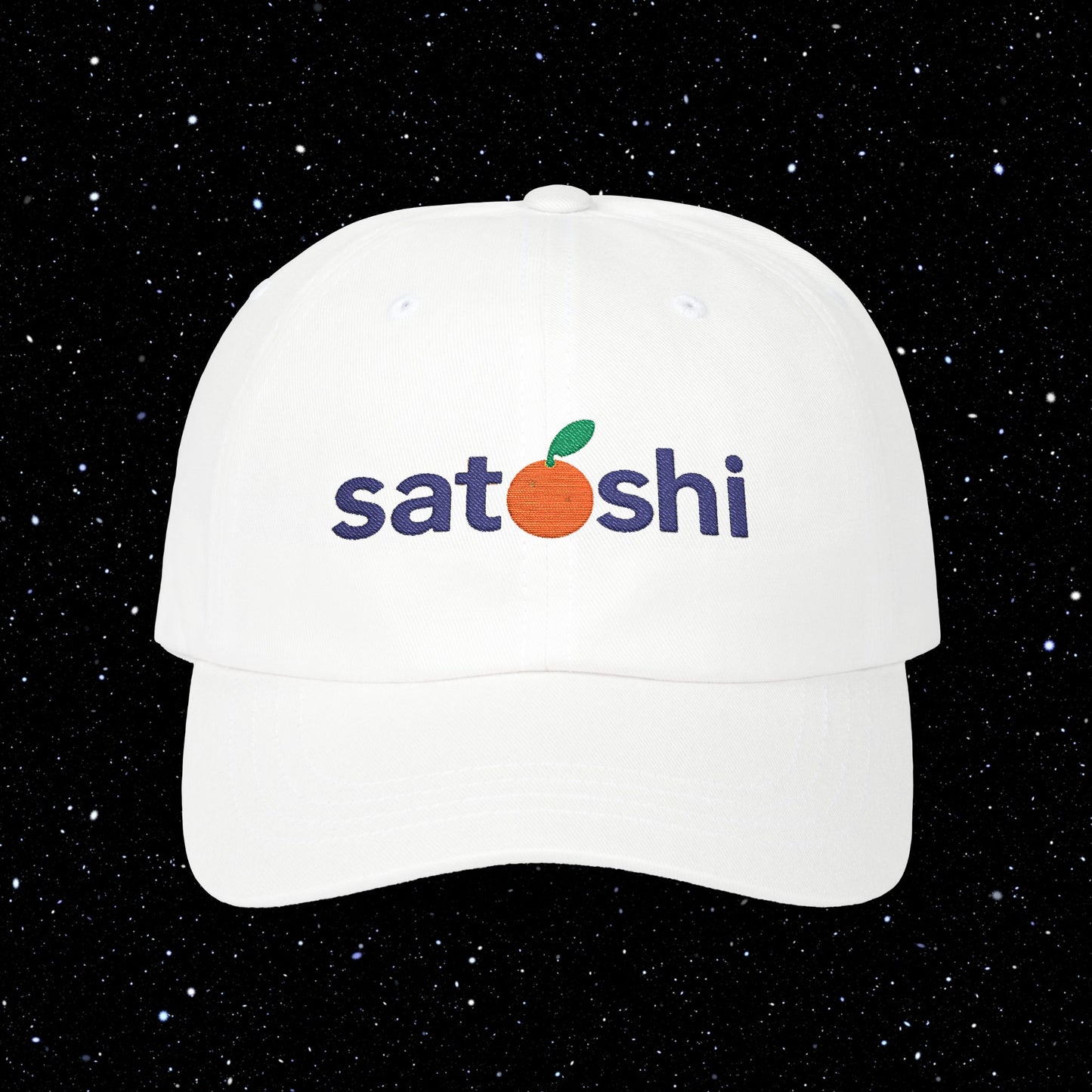 Satoshi Orange Dad Hat