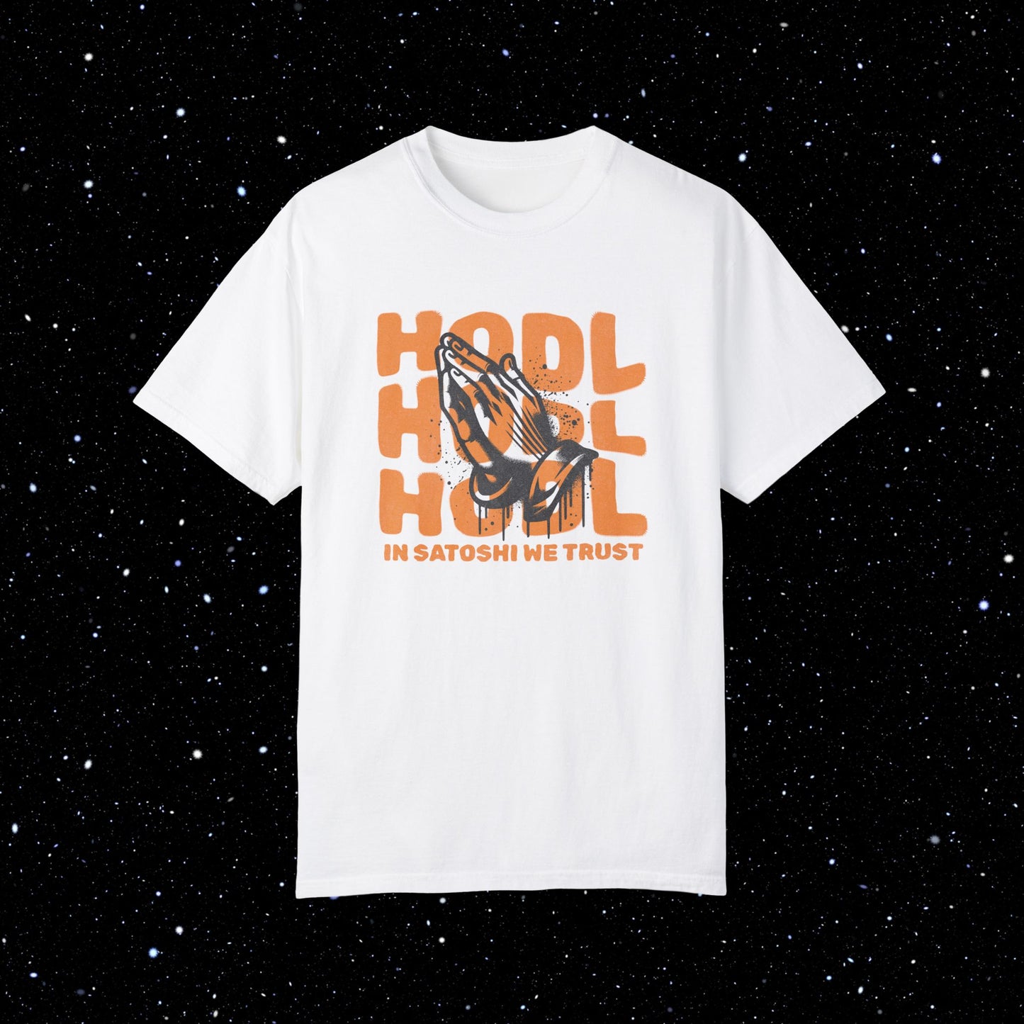 HODL - In Satoshi We Trust - Comfort Colors Bitcoin Tee Shirt