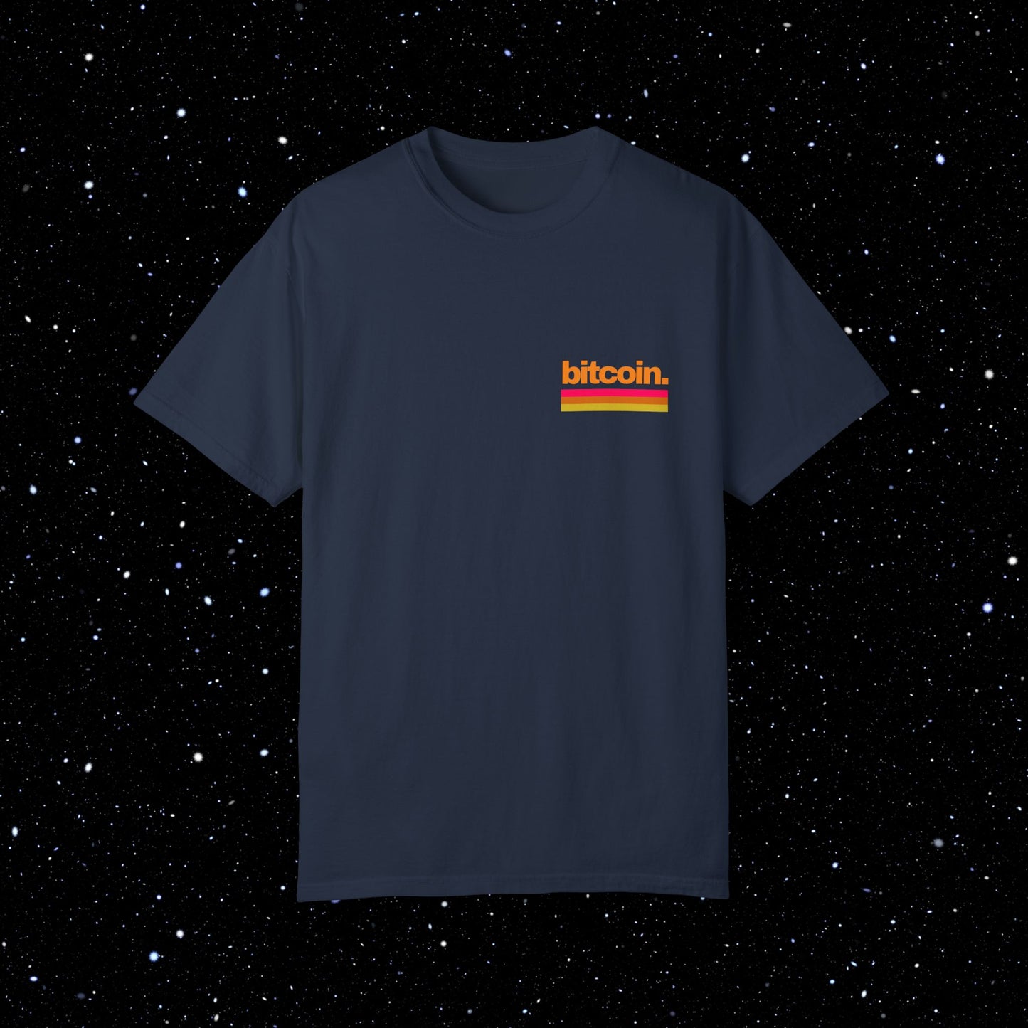 Minimal Bitcoin Comfort Colors Tee Shirt