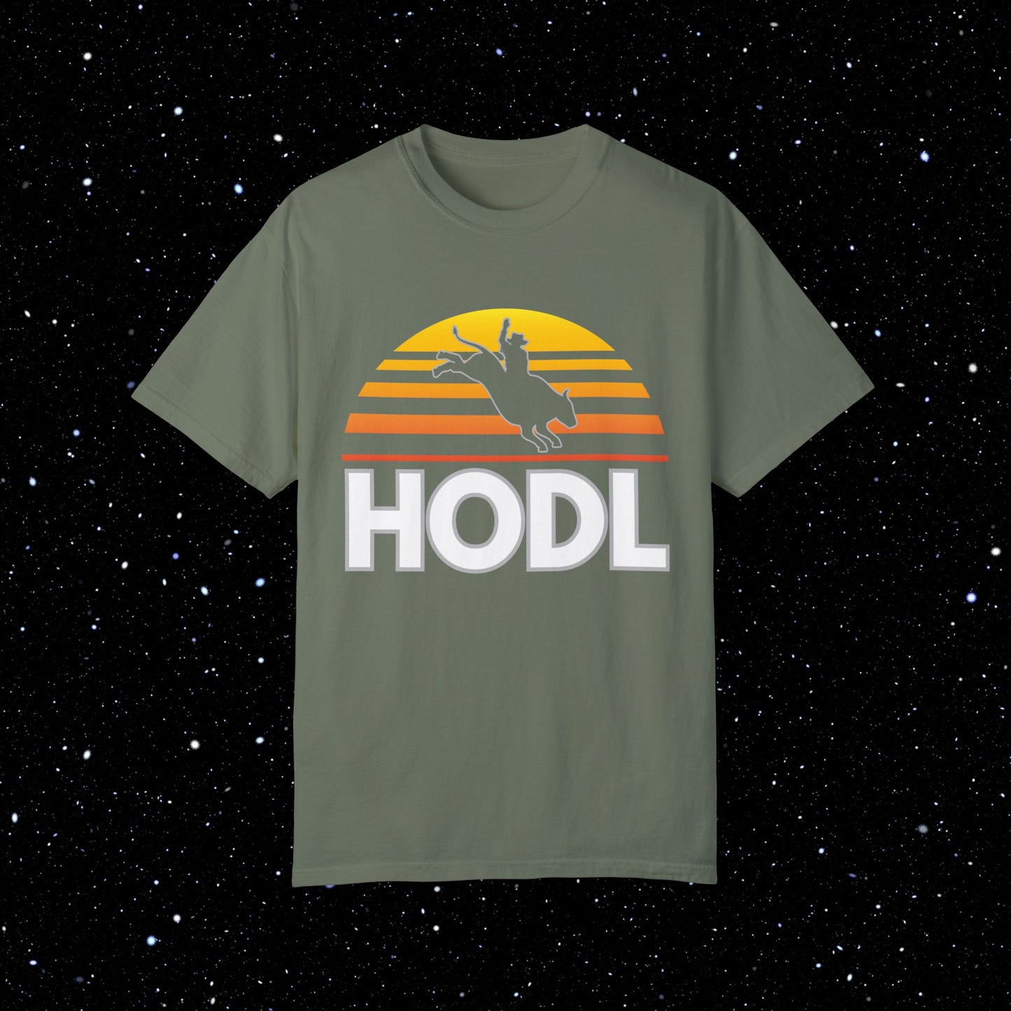 HODL Cowboy - Bitcoin Comfort Colors Tee Shirt