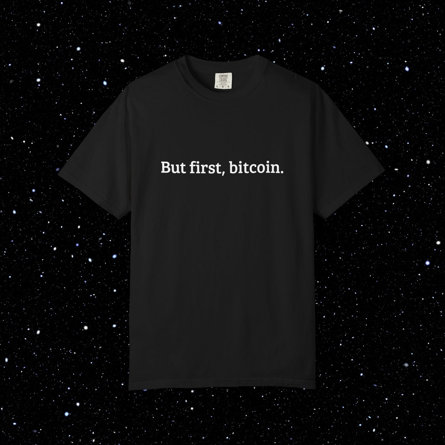 But first, bitcoin tee shirt