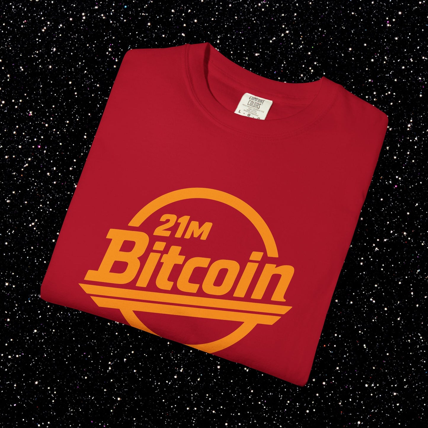 21M Bitcoin Retro Badge Tee