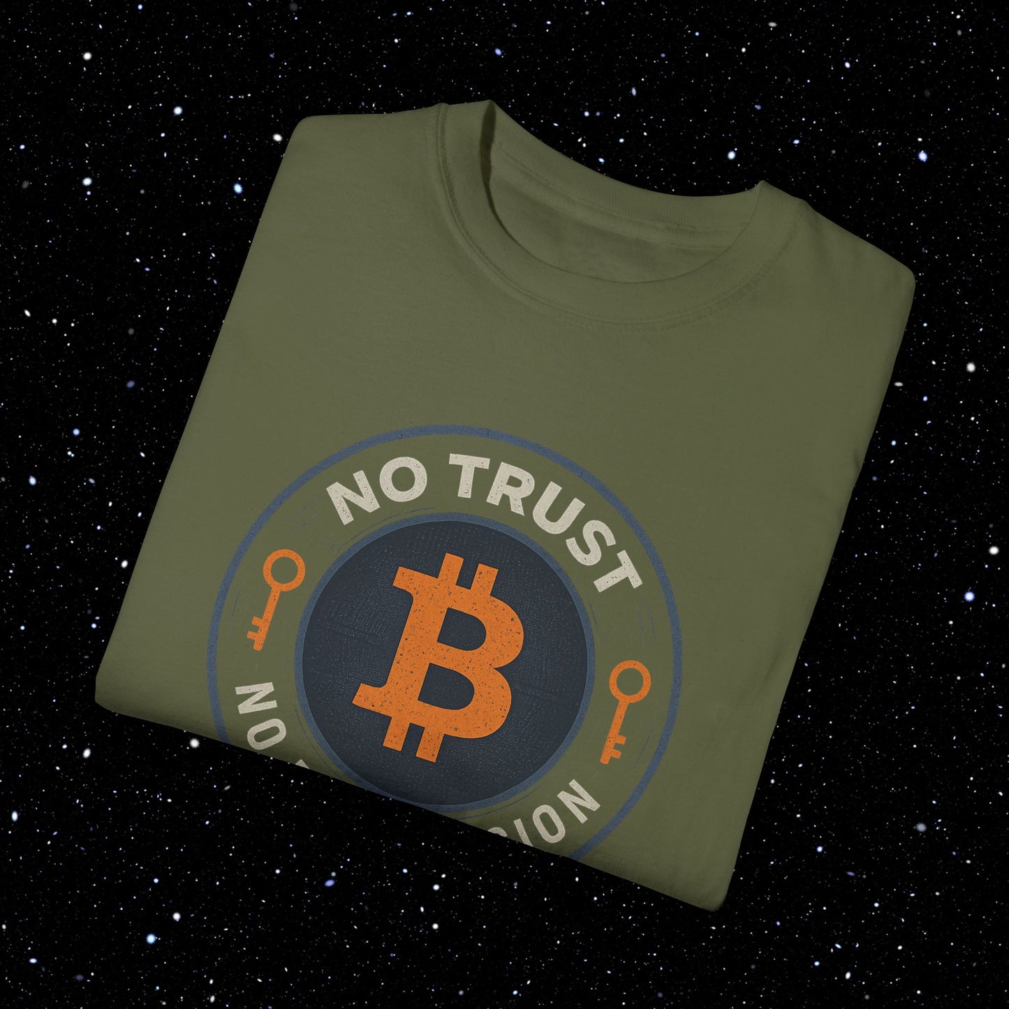 No Trust No Permission Bitcoin Comfort Colors Tee Shirt