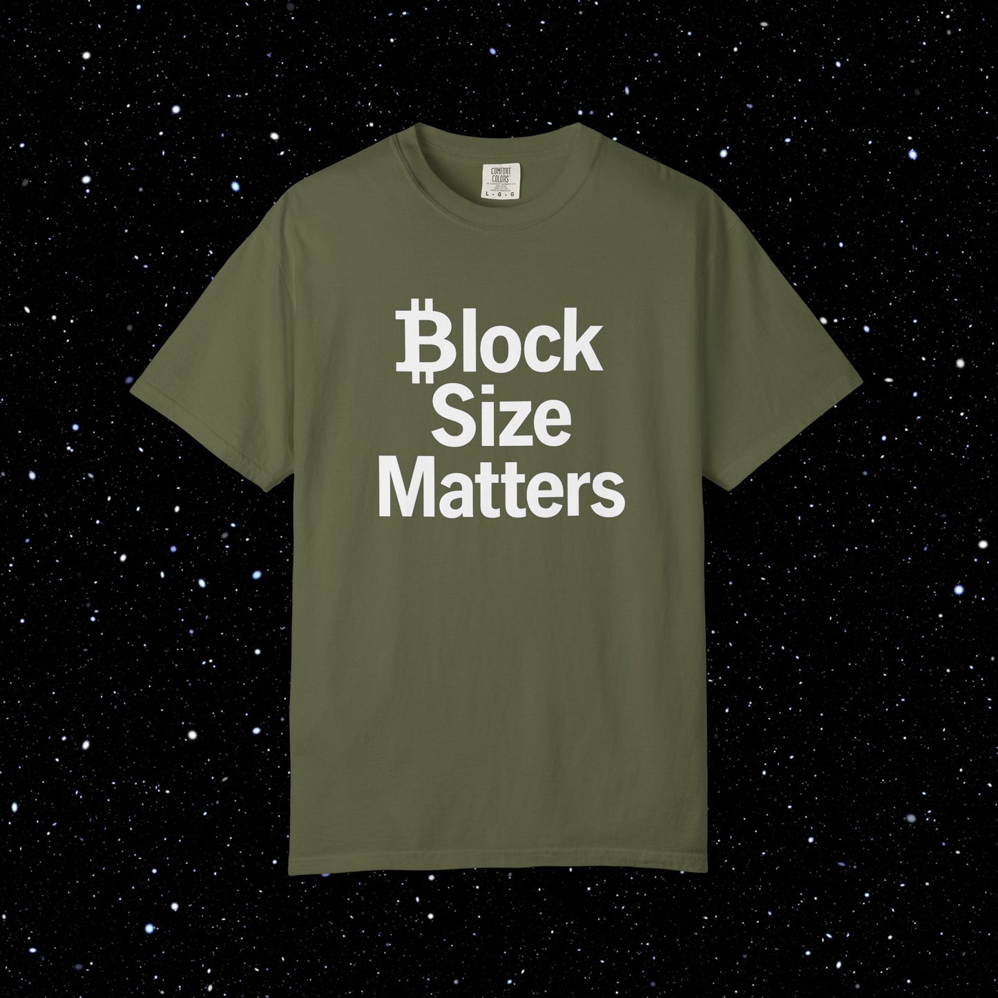 Bitcoin Block Size Matters Tee