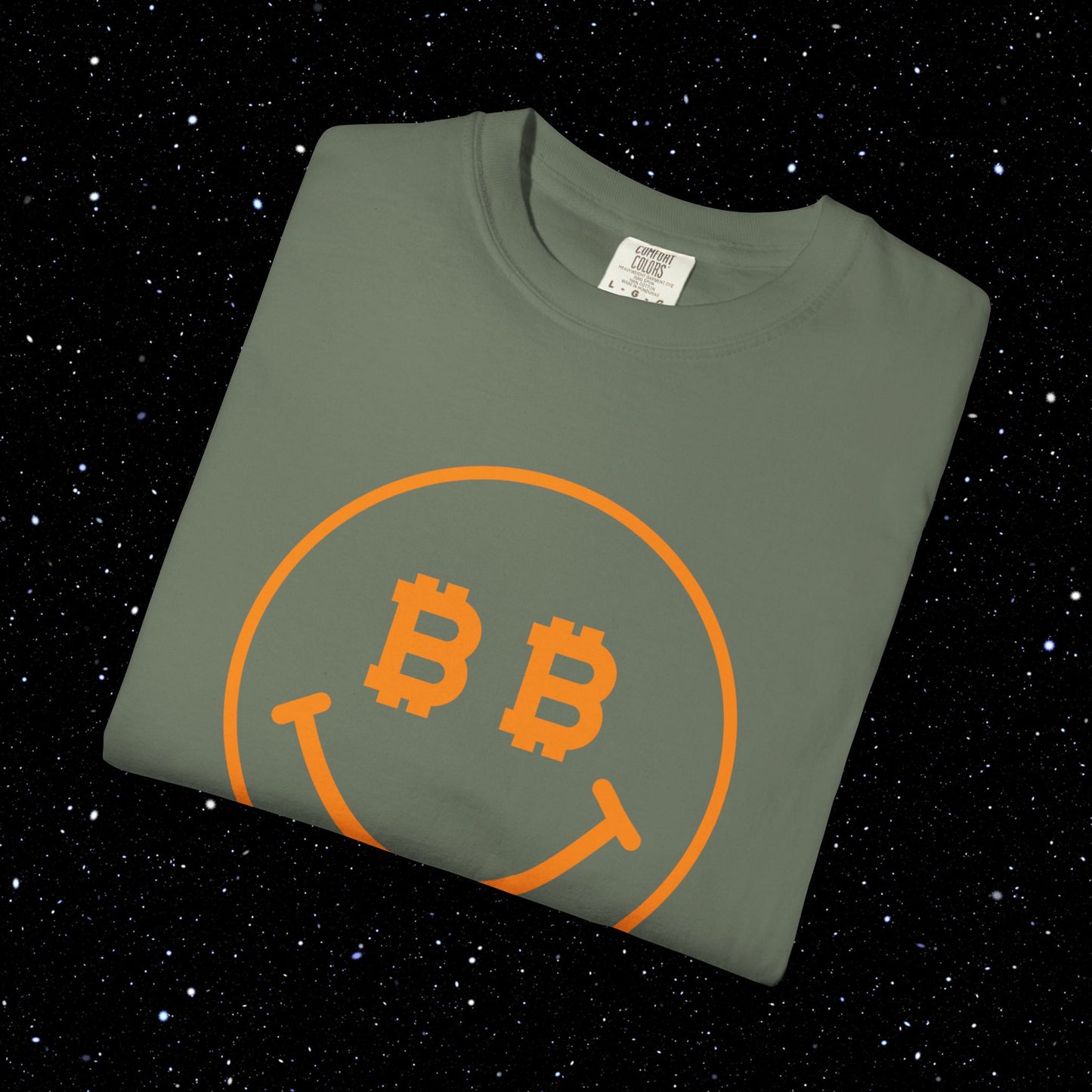 Be Happy Bitcoin Comfort Colors Tee