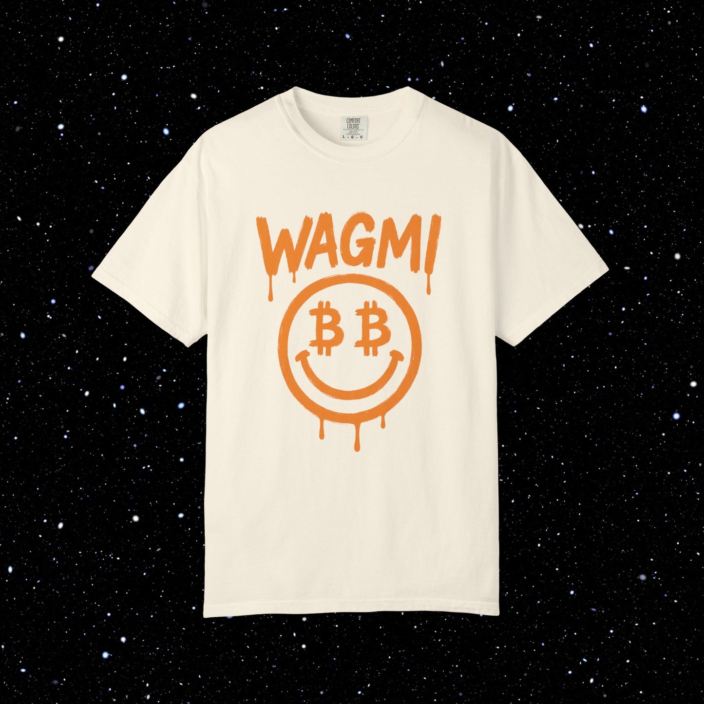 WAGMI Smiley Drip - Bitcoin Tee Shirt