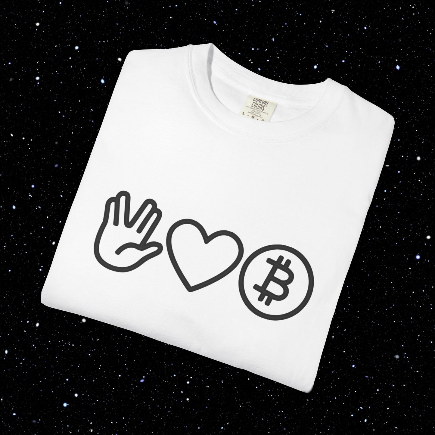 Live Free and Prosper Bitcoin Tee Shirt