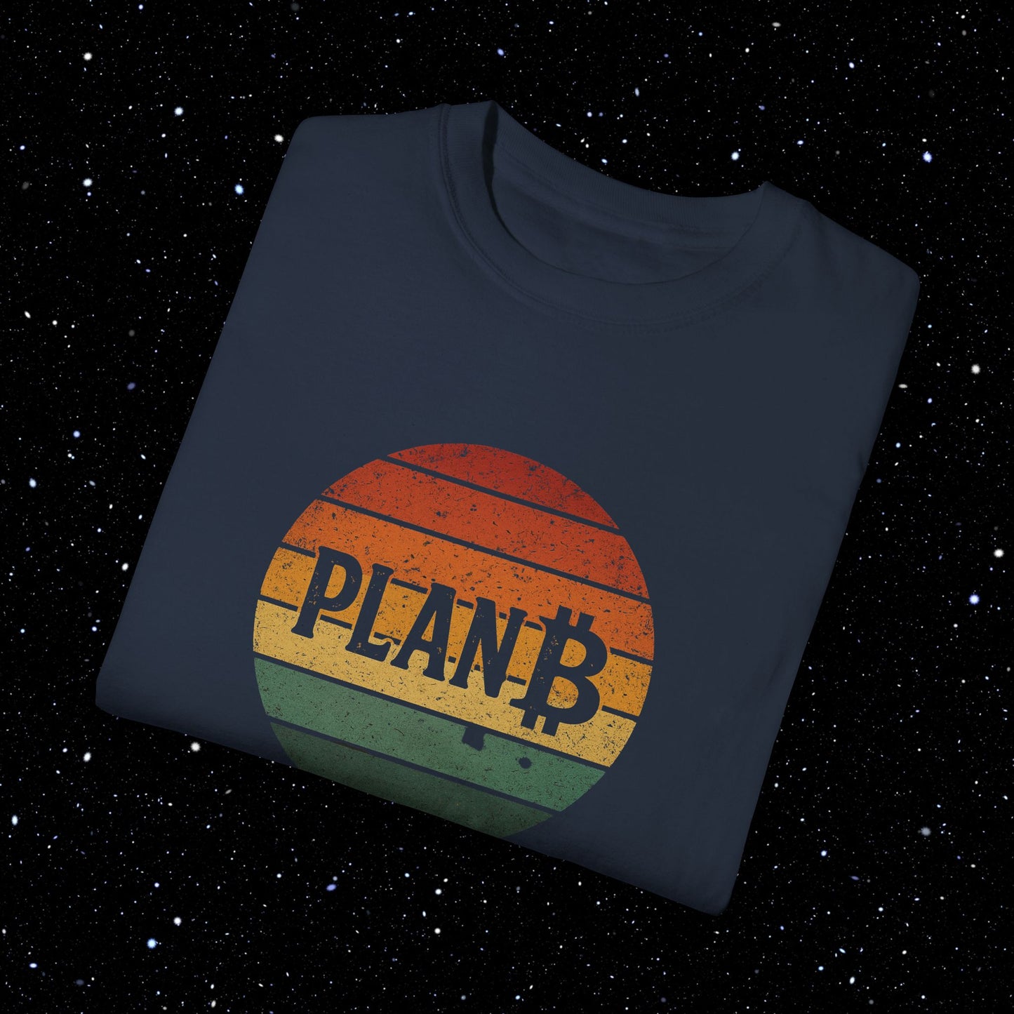 Plan ₿ Grunge Sunset Comfort Colors Tee Shirt