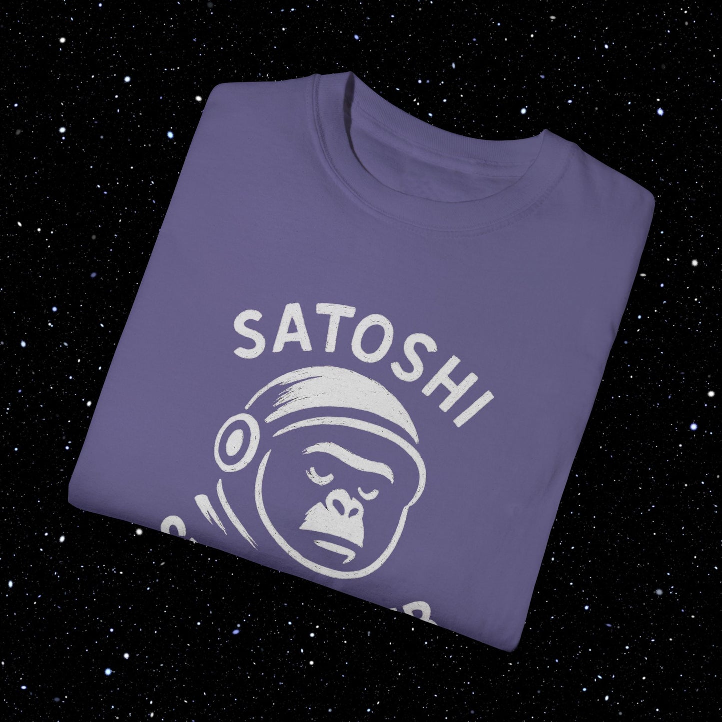 Satoshi Space Club - Primate Explorer Comfort Colors Tee Shirt