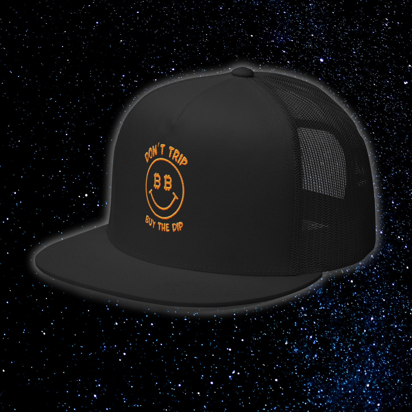 Don’t Trip Buy the Dip Bitcoin Trucker Hat