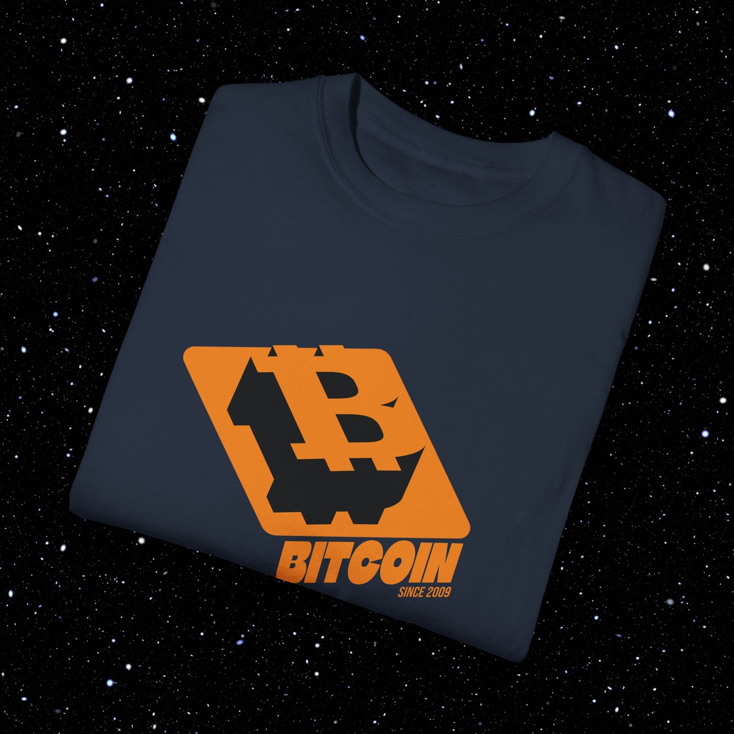 Bitcoin Block Comfort Colors Tee Shirt