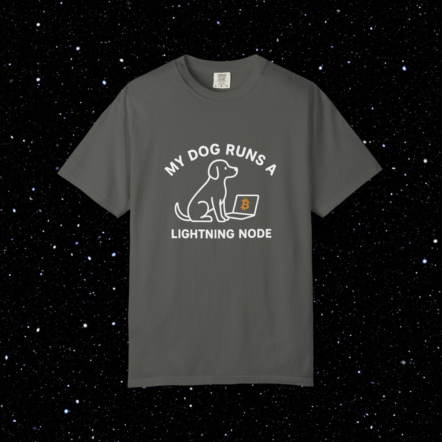 My Dog Runs a Lightning Node Bitcoin Tee