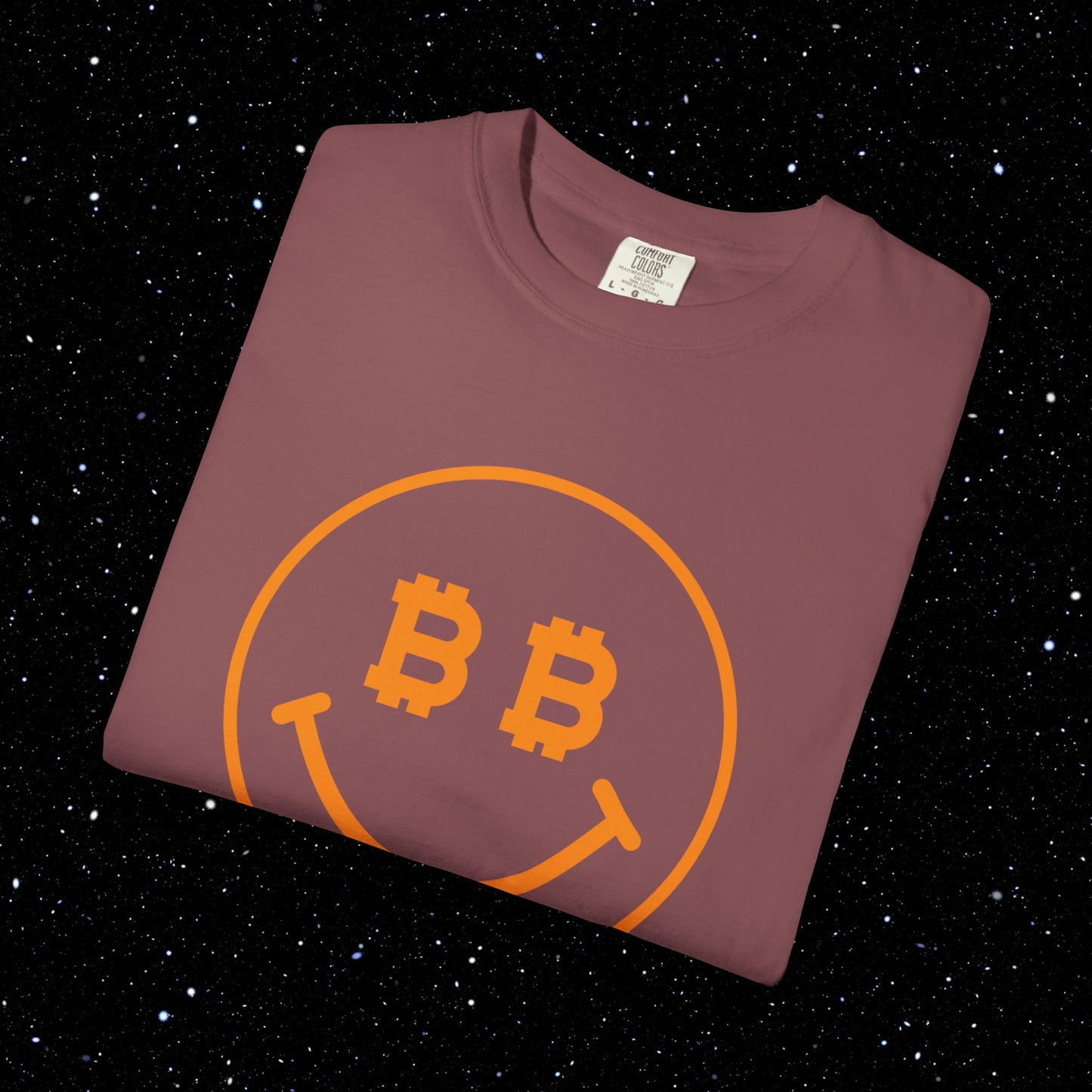 Be Happy Bitcoin Comfort Colors Tee