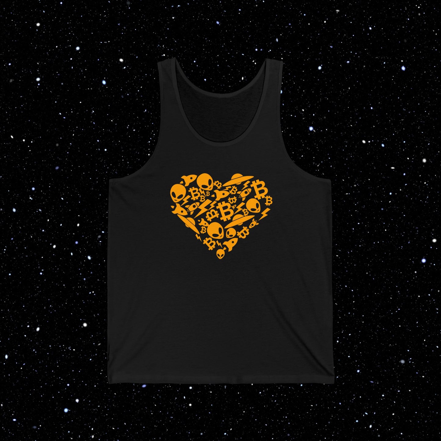 Bitcoin Alien Heart Tank