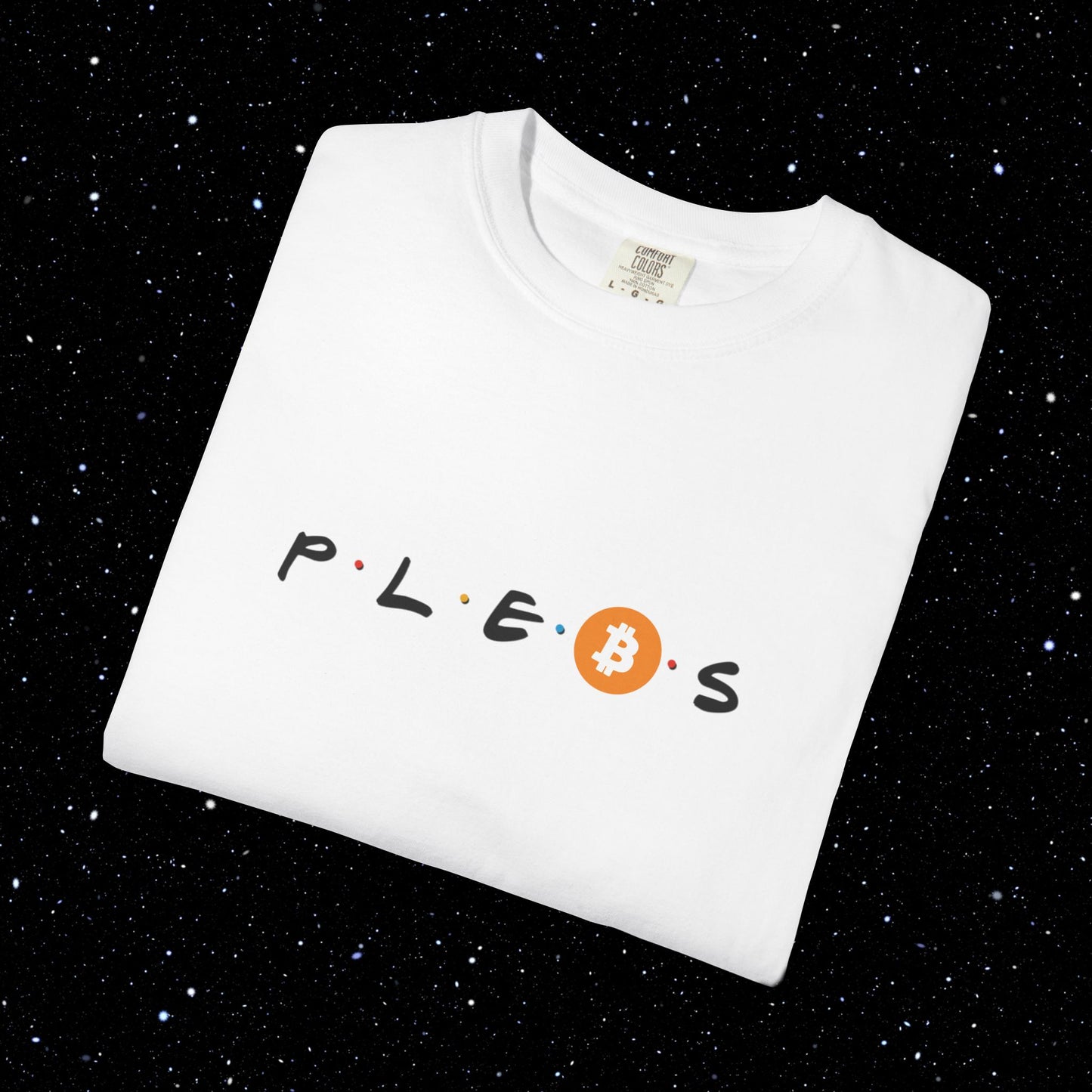 PLEBS - Comfort Colors Bitcoin Tee Shirt