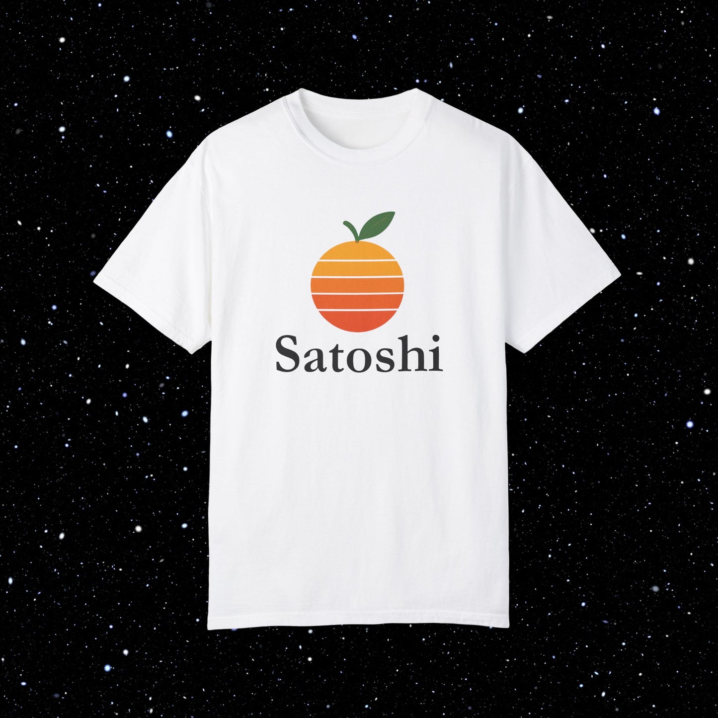 Satoshi Orange - Bitcoin Comfort Colors Tee Shirt