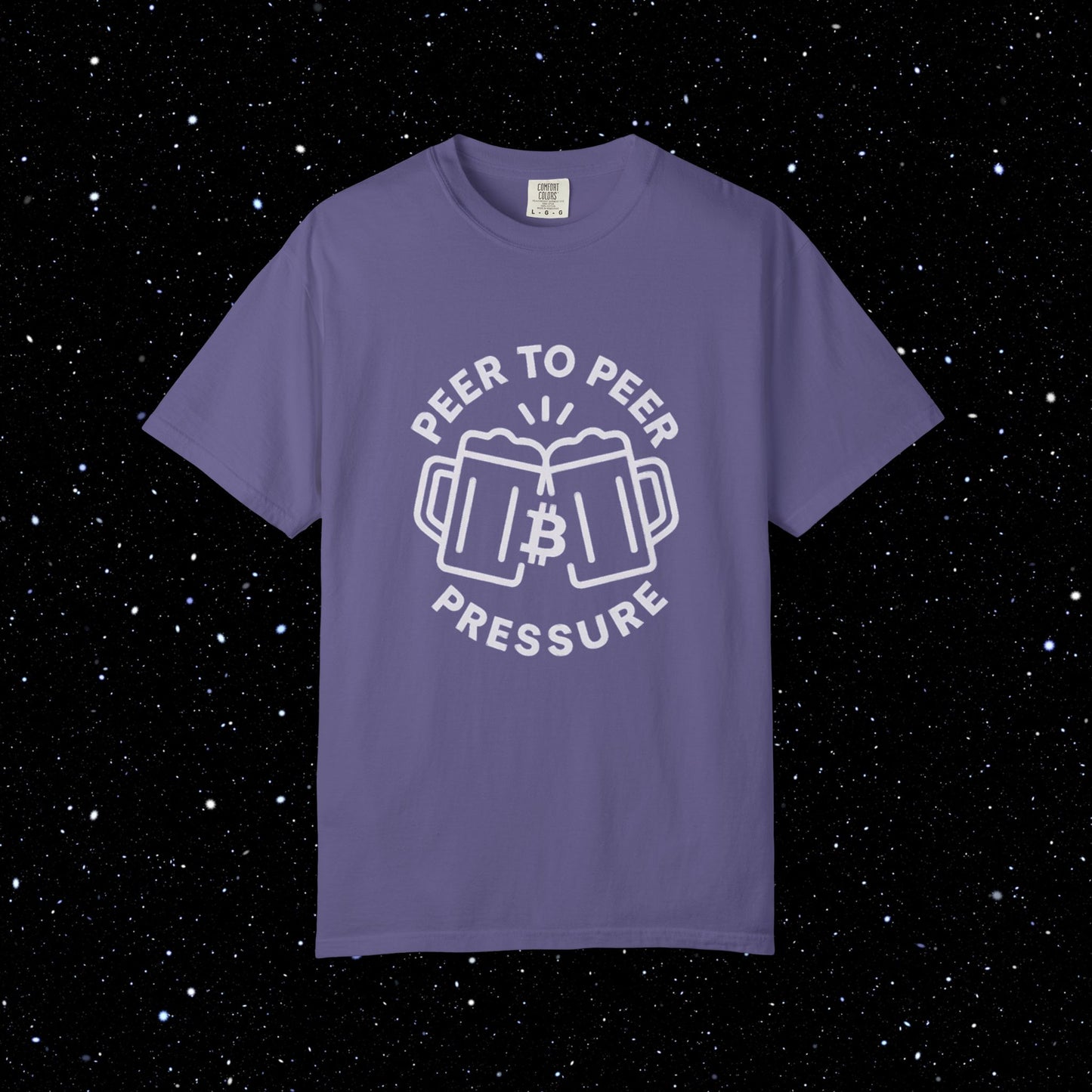 Peer to Peer Pressure Bitcoin Tee
